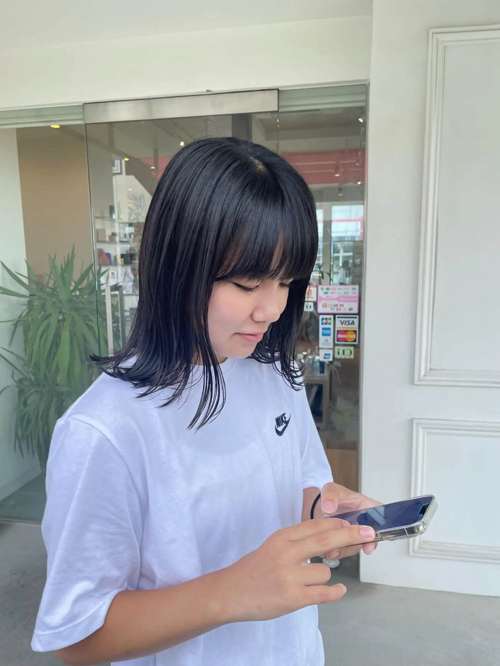 ミディアム 木村 架音のヘアスタイル