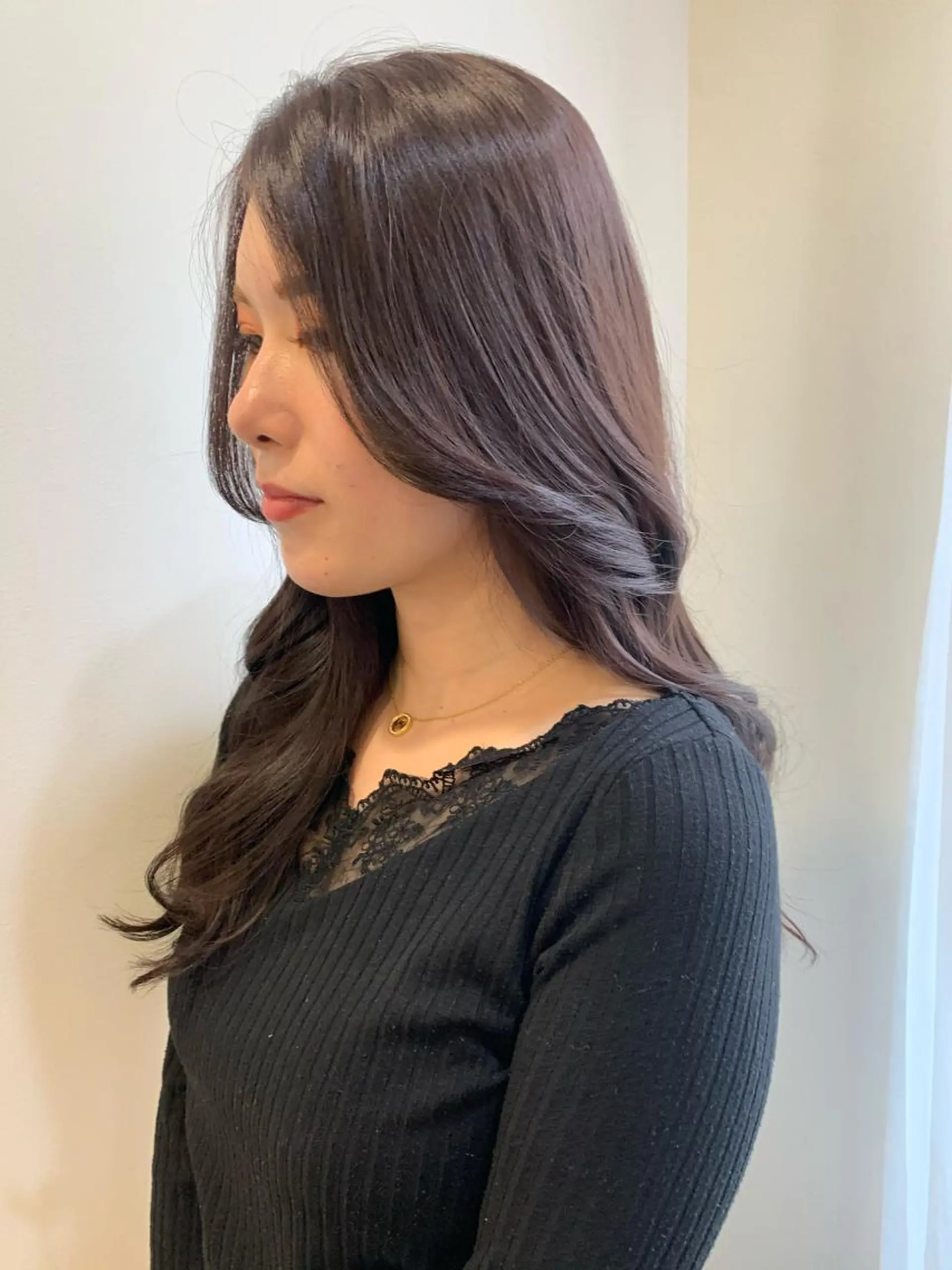 ロング カラー ブラウンカラー ココアブラウン エギョモリ ヨシンモリ 韓国風ヘア 韓国×巻ける髪質改善 💍maki💍のヘアスタイル