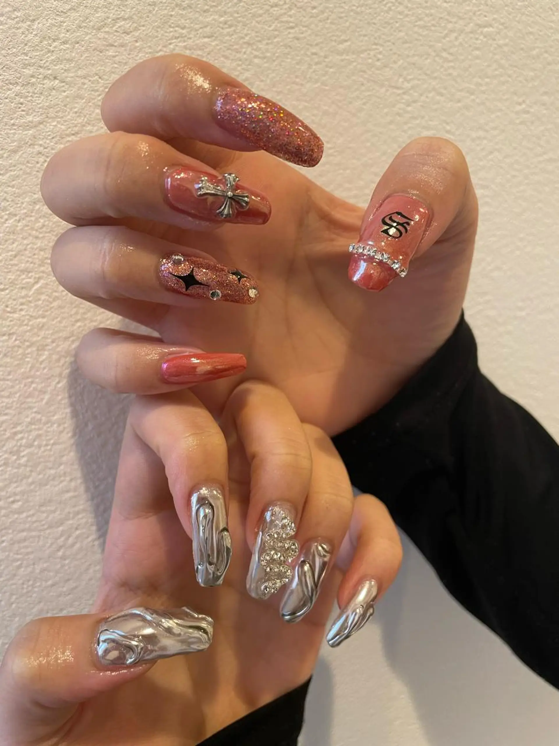 ネイル 束感まつ毛/ネイル/ LED♥KIRARAのマツエク・マツパデザイン