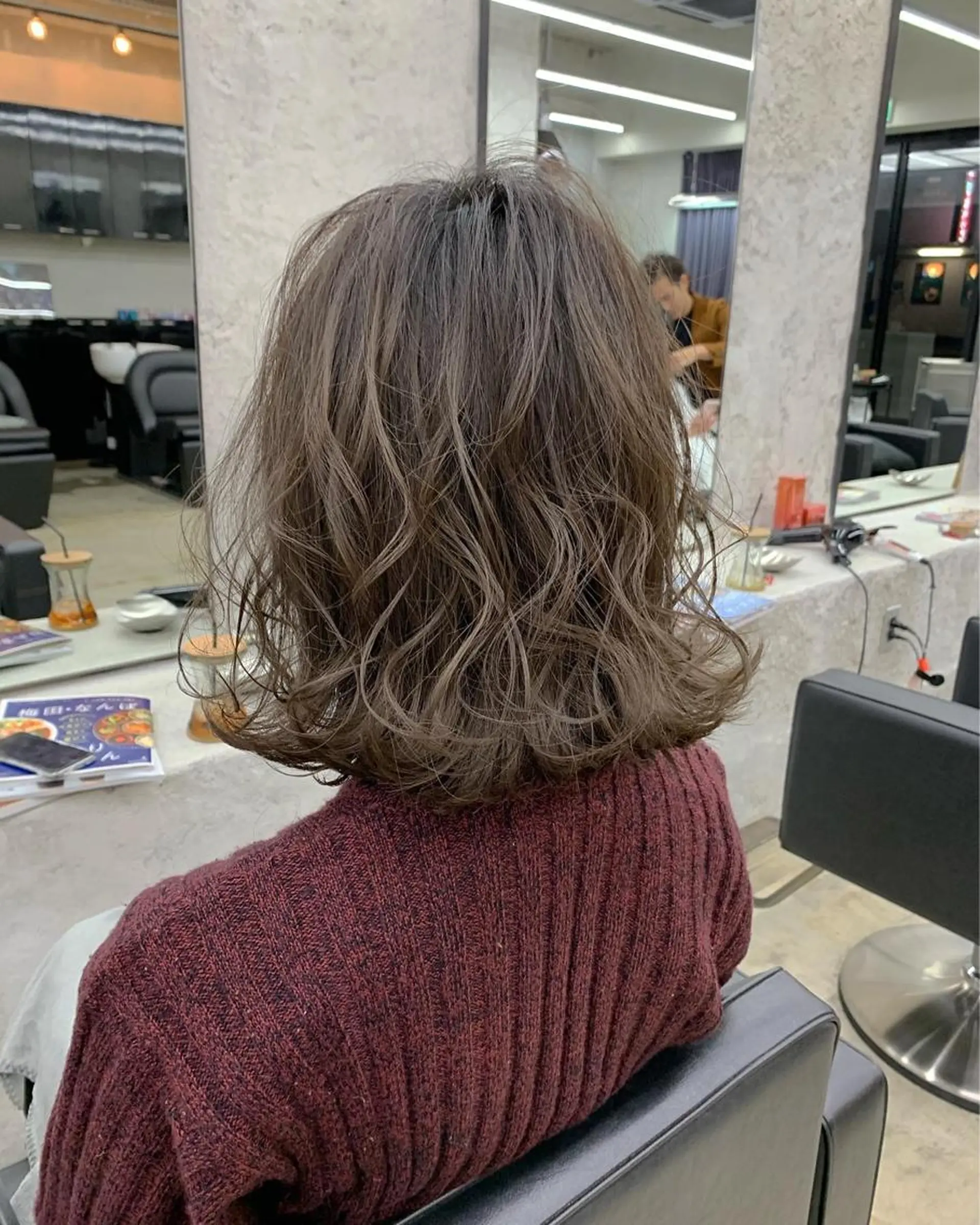 ミディアム ボブ レイヤーカット TAIKIのヘアスタイル