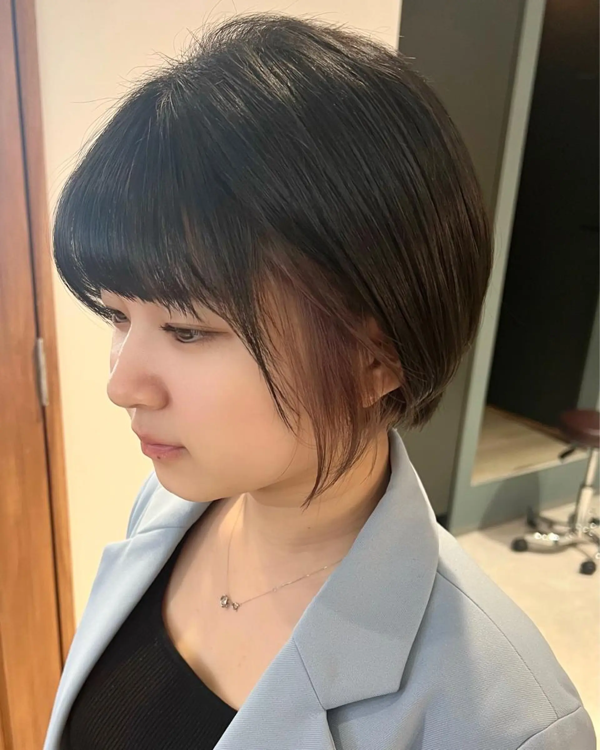 カラー イヤリングカラー 🎀 夏秋🎀のヘアスタイル