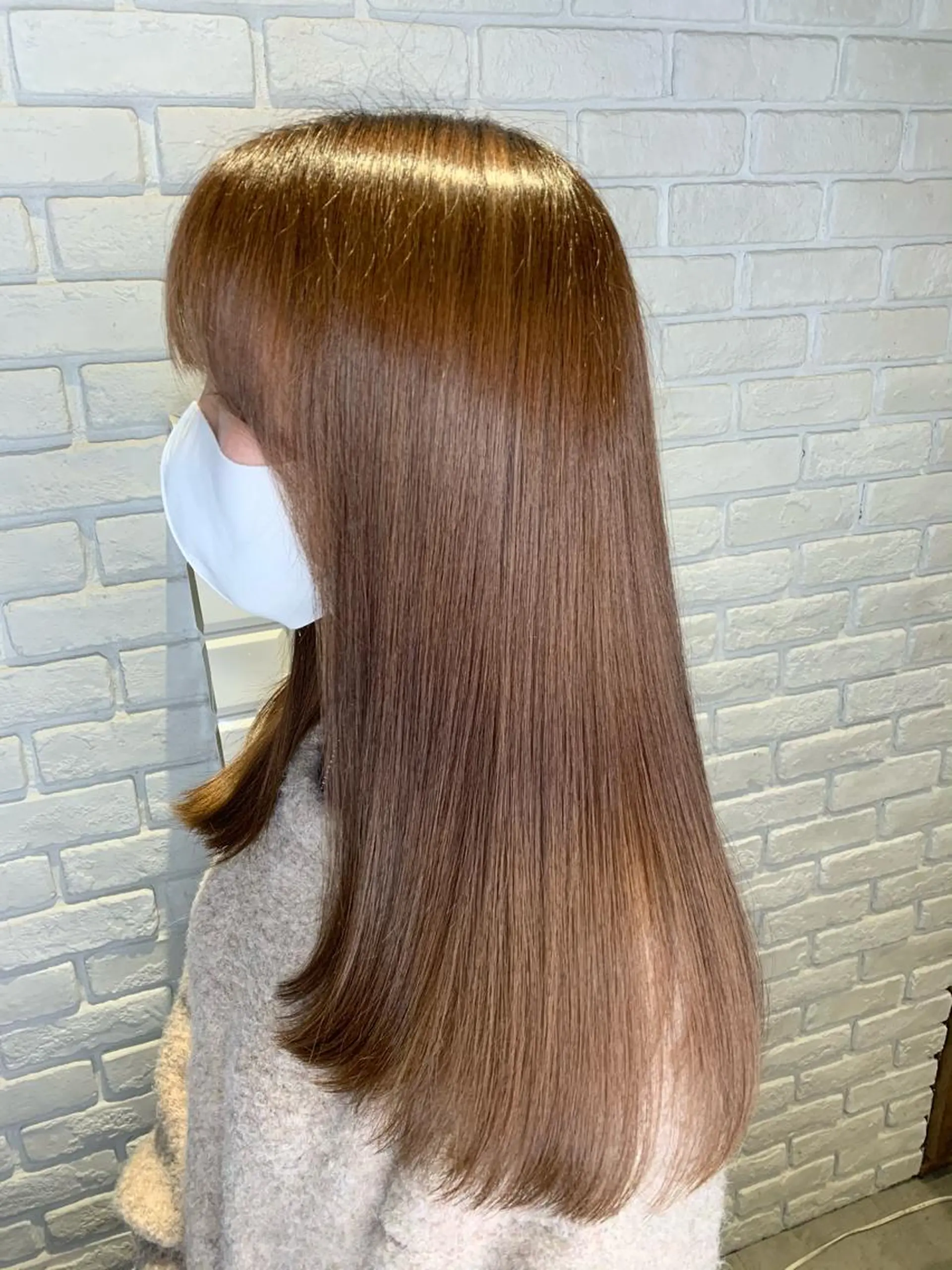 ロング 髪質改善/縮毛矯正 艶カラー/珠聡のヘアスタイル