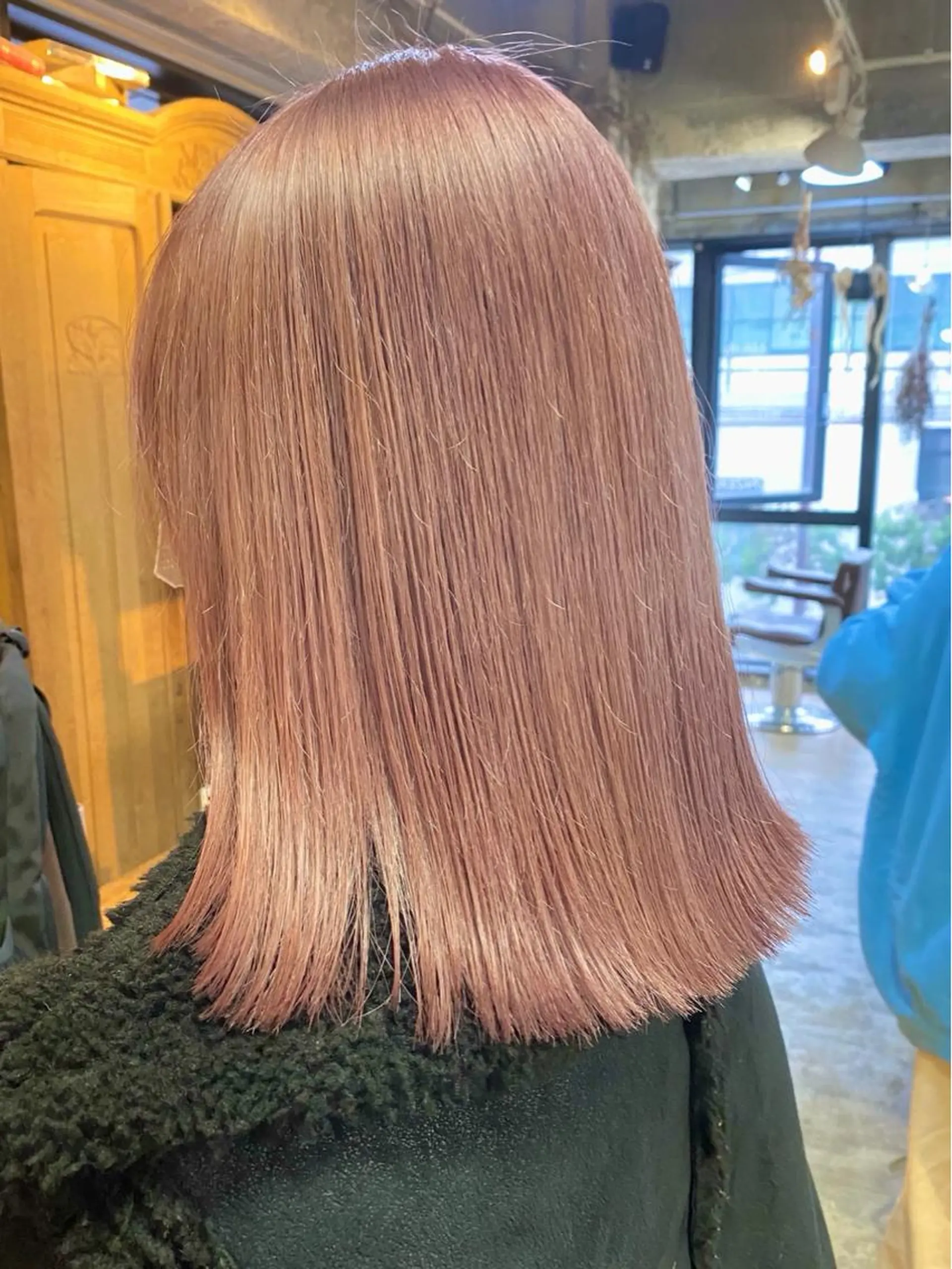 ミディアム カラー Piaコータロー ハイトーン&‪ボブのヘアスタイル