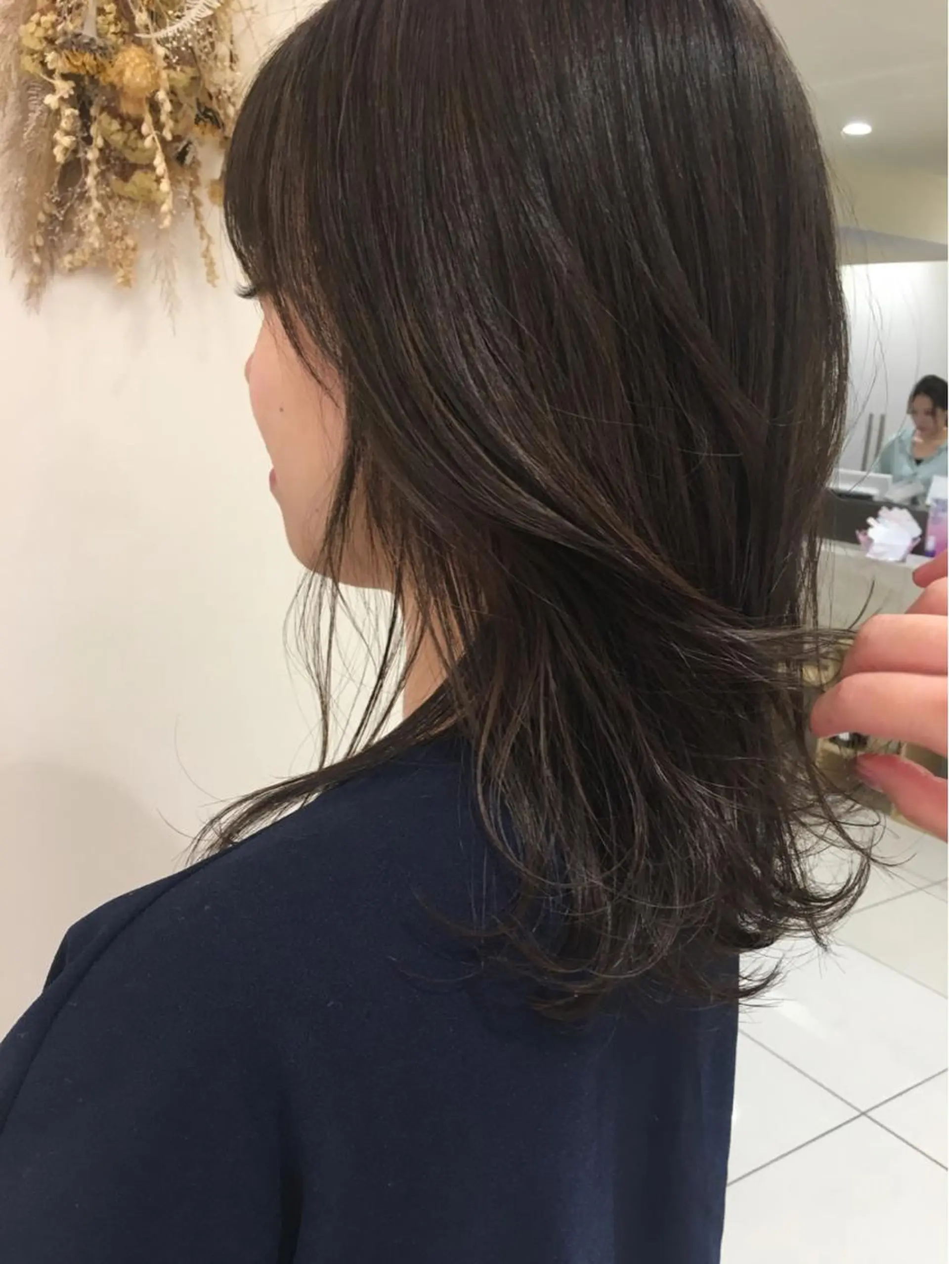 ミディアム カラー パーマ ヘアアレンジ メンズ ネイル マツエク・マツパ 💎耳ツボジュエリー ×銀座美容室💎のヘアスタイル