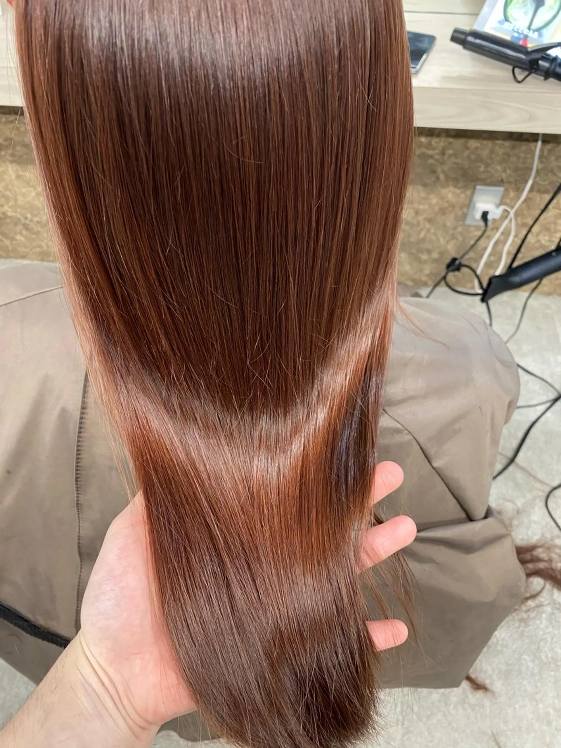 ロング カット トリートメント 銀座/レイヤー /髪質改善/韓国ヘアのヘアスタイル