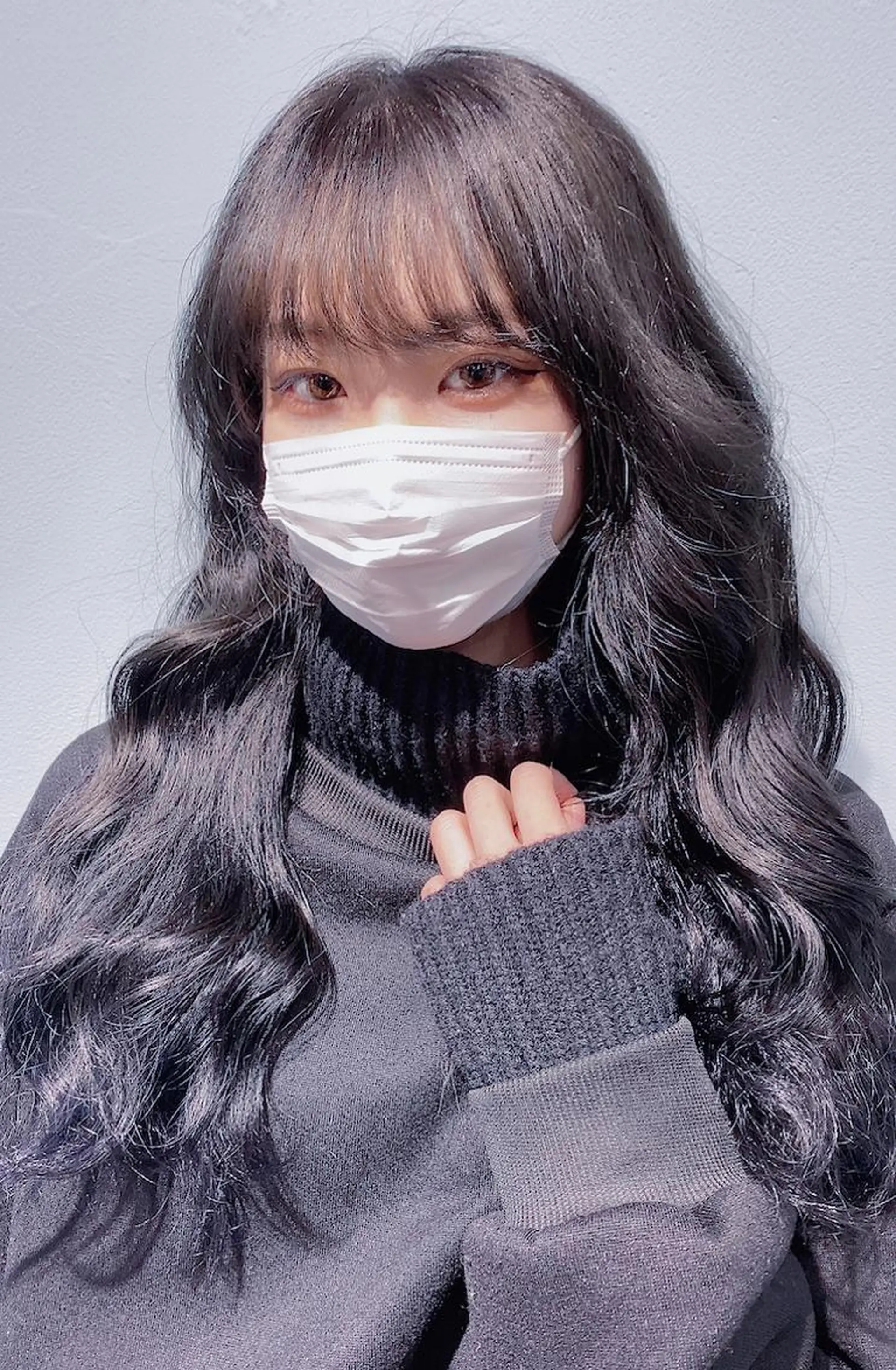 ロング カラー ヘアアレンジ 韓国レイヤーカット/ 儚げカラーチナツのヘアスタイル