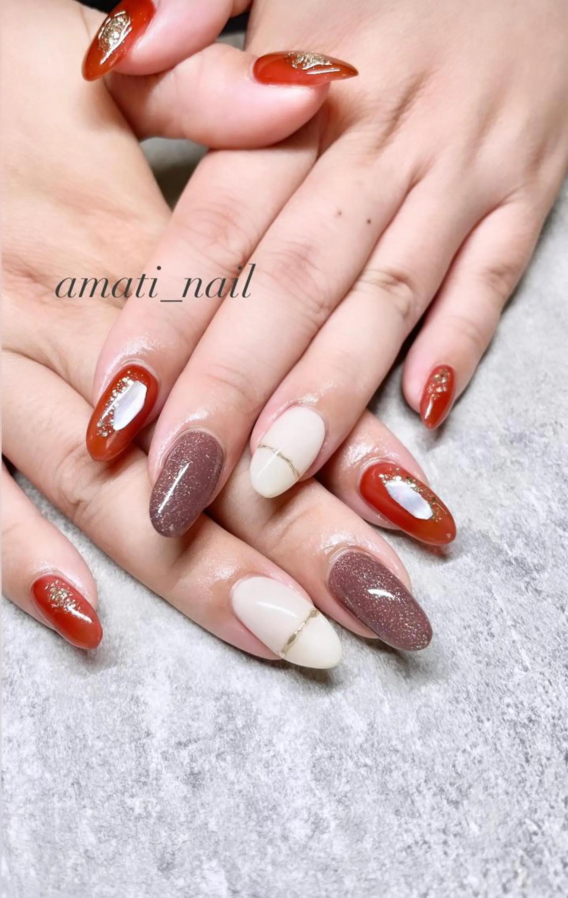 ネイル クリアネイル マグネットネイル ミラーネイル ニュアンスネイル ワンカラーネイル ハンドネイル amati_nail TAKAKOのネイルデザイン