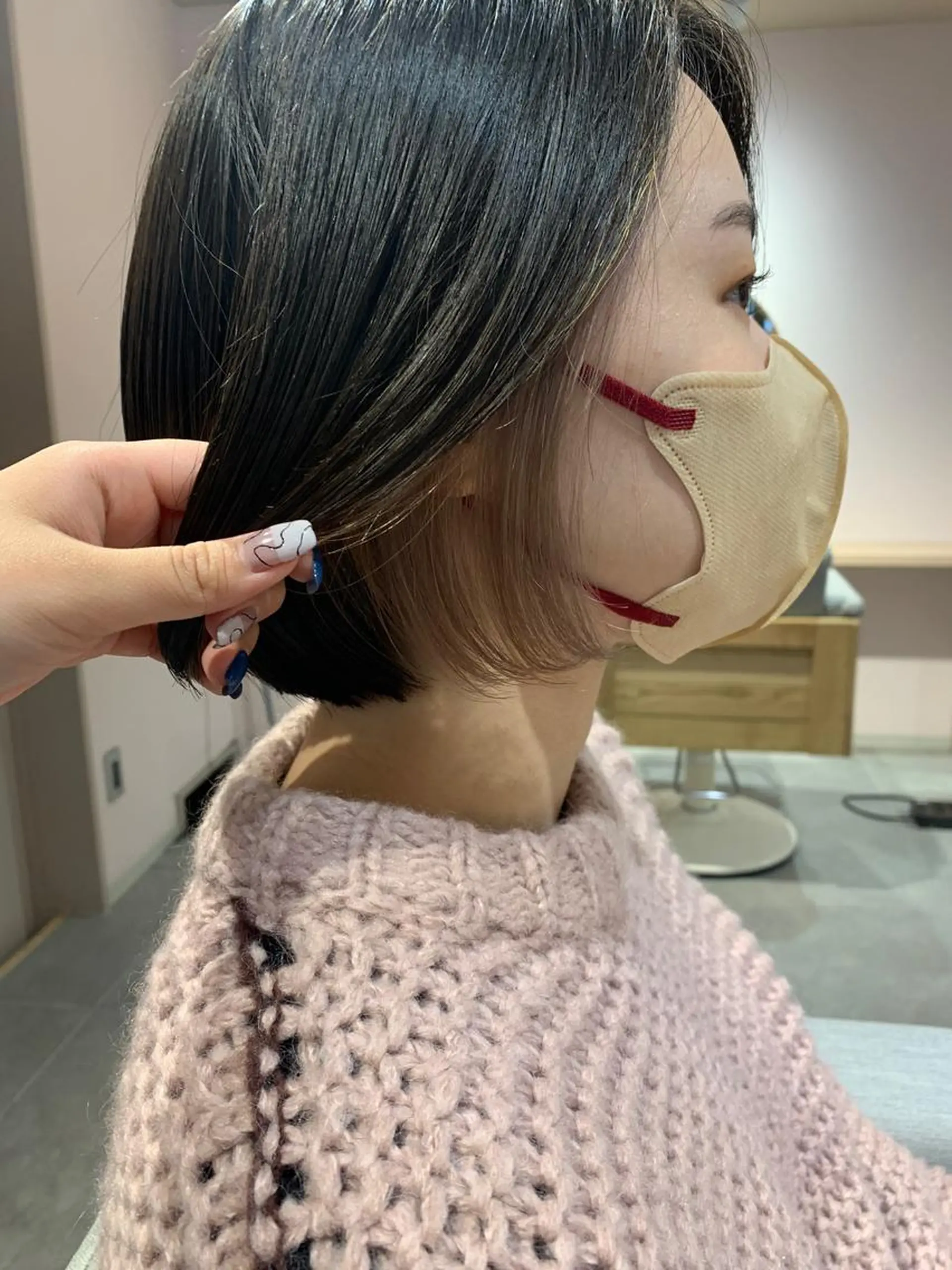 カラー ベージュカラー インナーカラー rio .のヘアスタイル