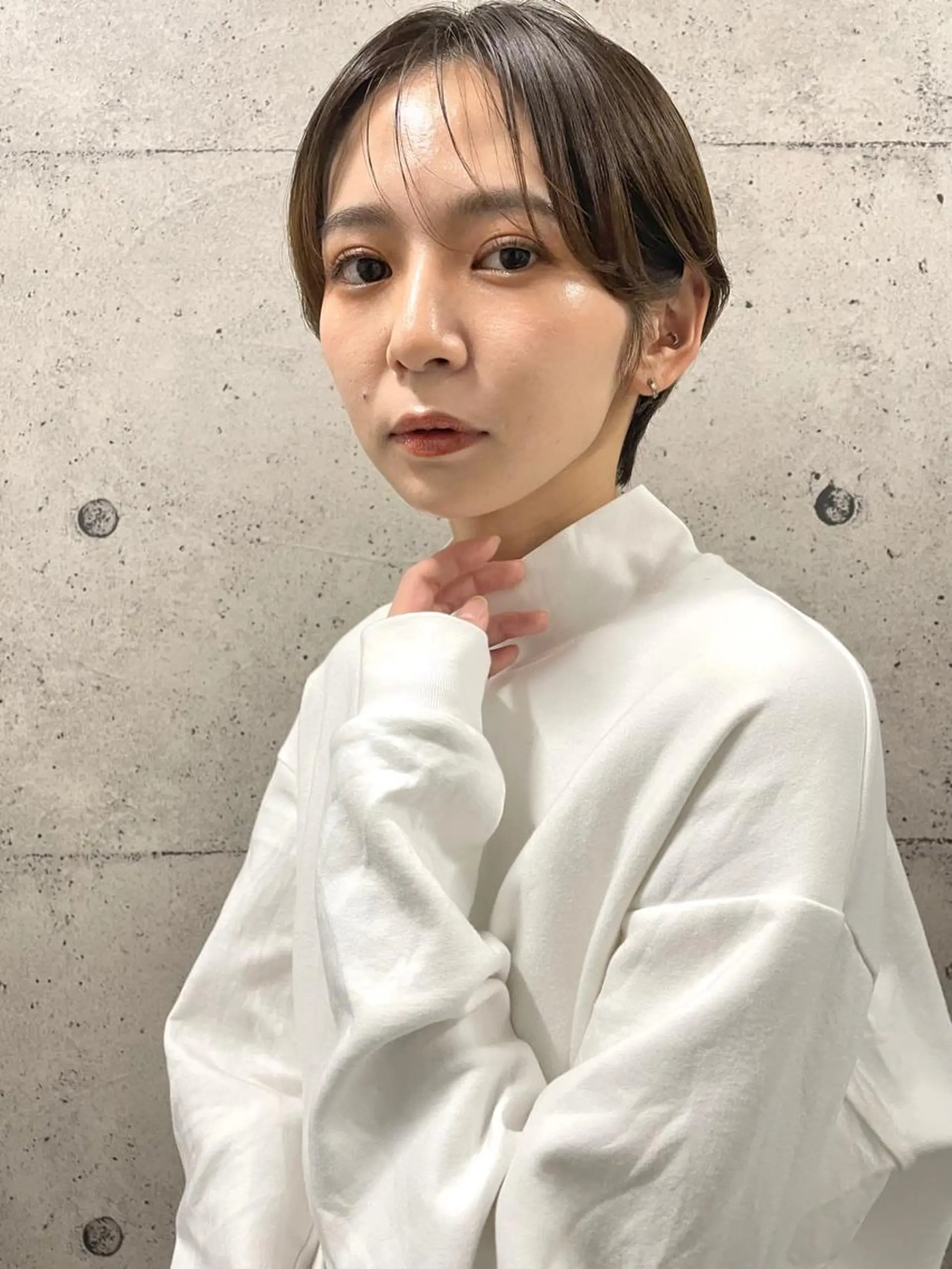 ショート ハンサムショート シースルーバング ショートヘア APPiiS所属・丸茂 聖名のヘアスタイル