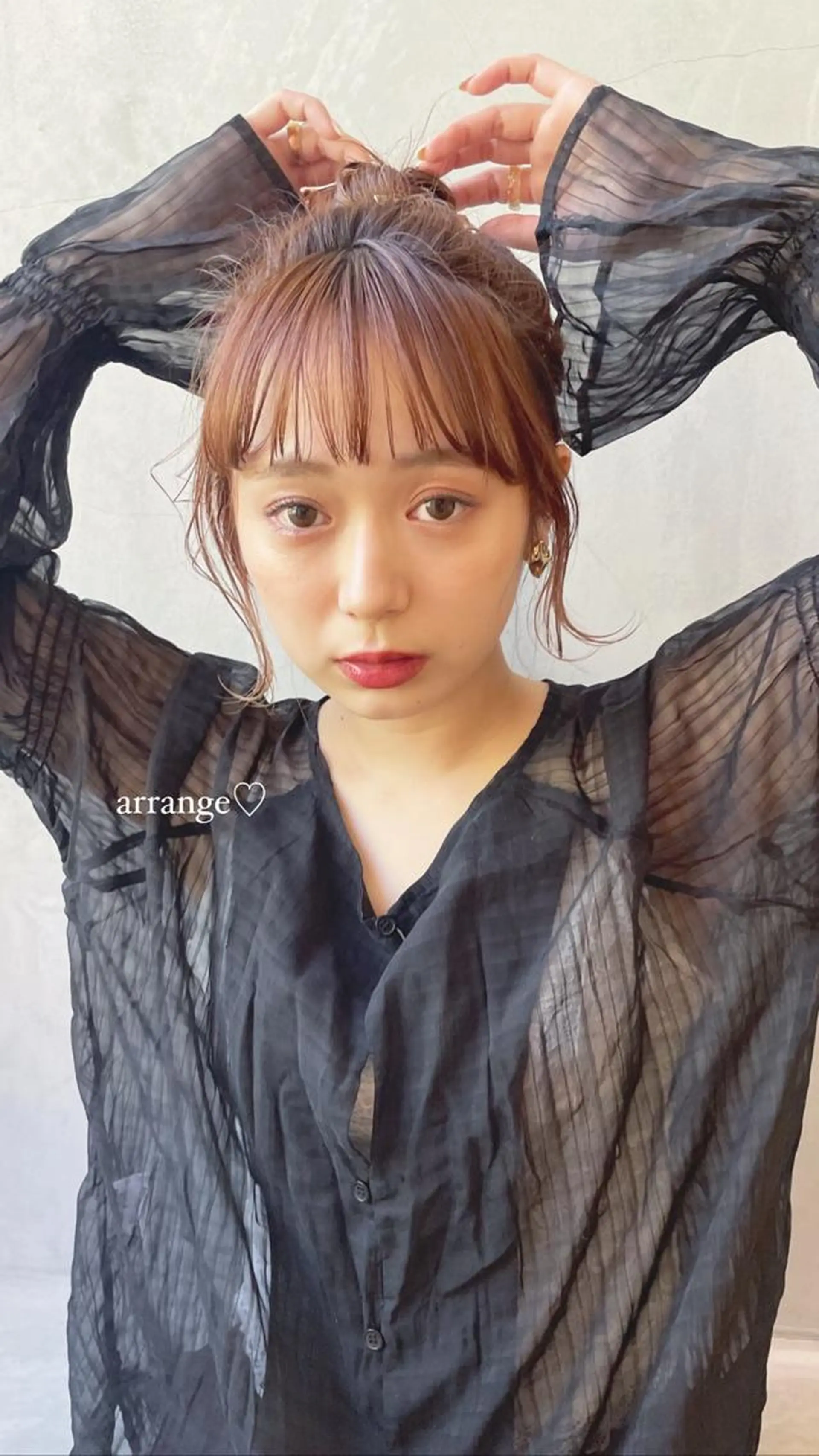 ミディアム カラー 🫧透明感ヘア🫧 🧸竹花　彩希🧸のヘアスタイル