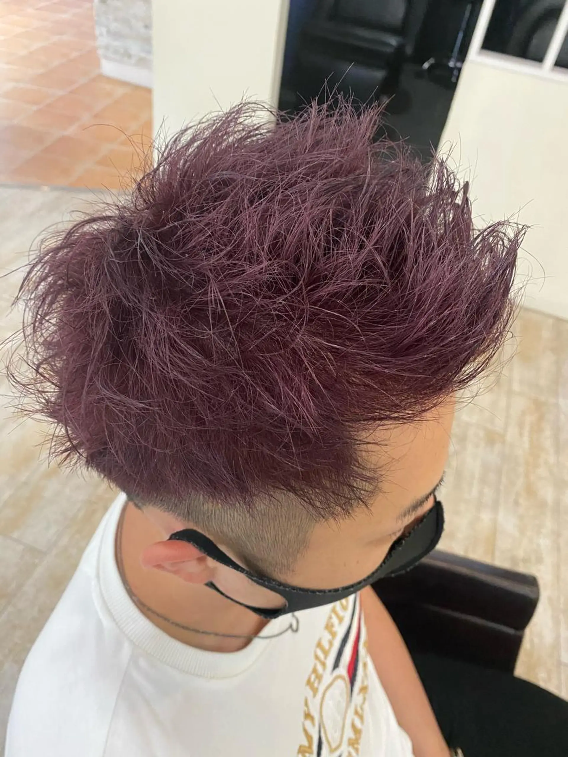 カラー メンズ ヘアカラー トリートメント Cuore 清尾 浩昭のヘアスタイル