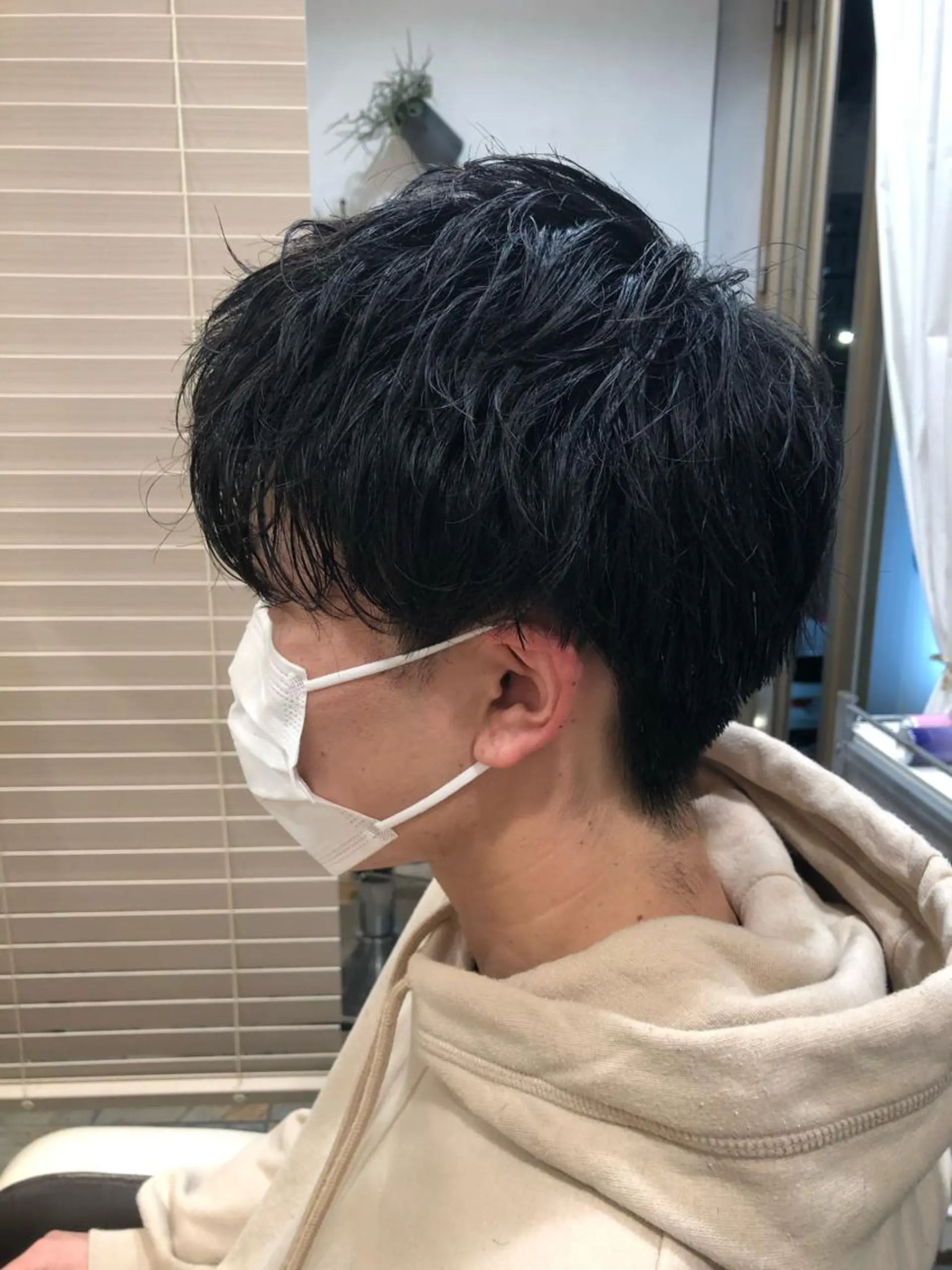ショート カラー パーマ メンズ メンズサロン💈 吉岡陽【中野】のヘアスタイル