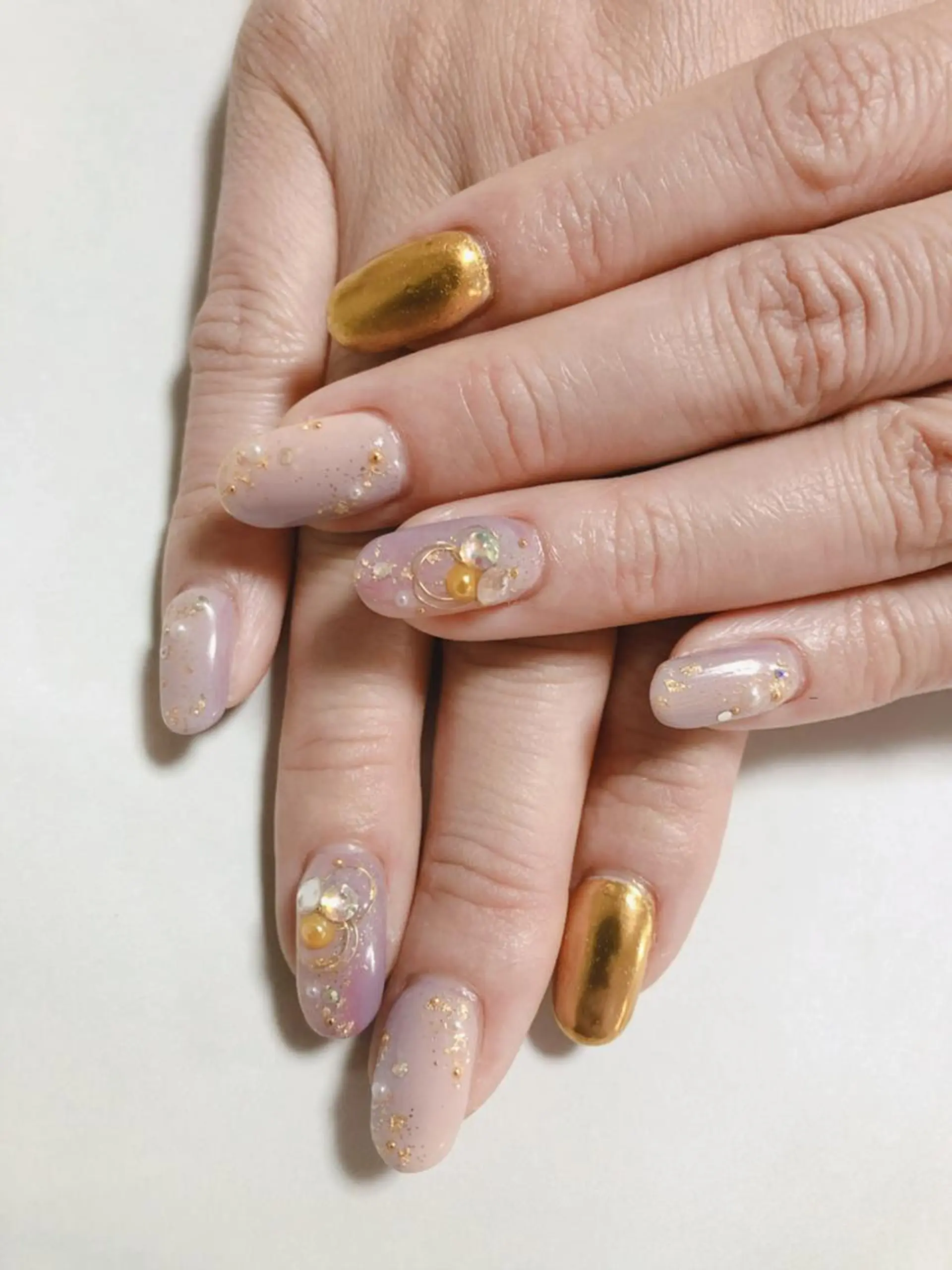 ネイル ミラーネイル Lakkus N－Aのネイルデザイン