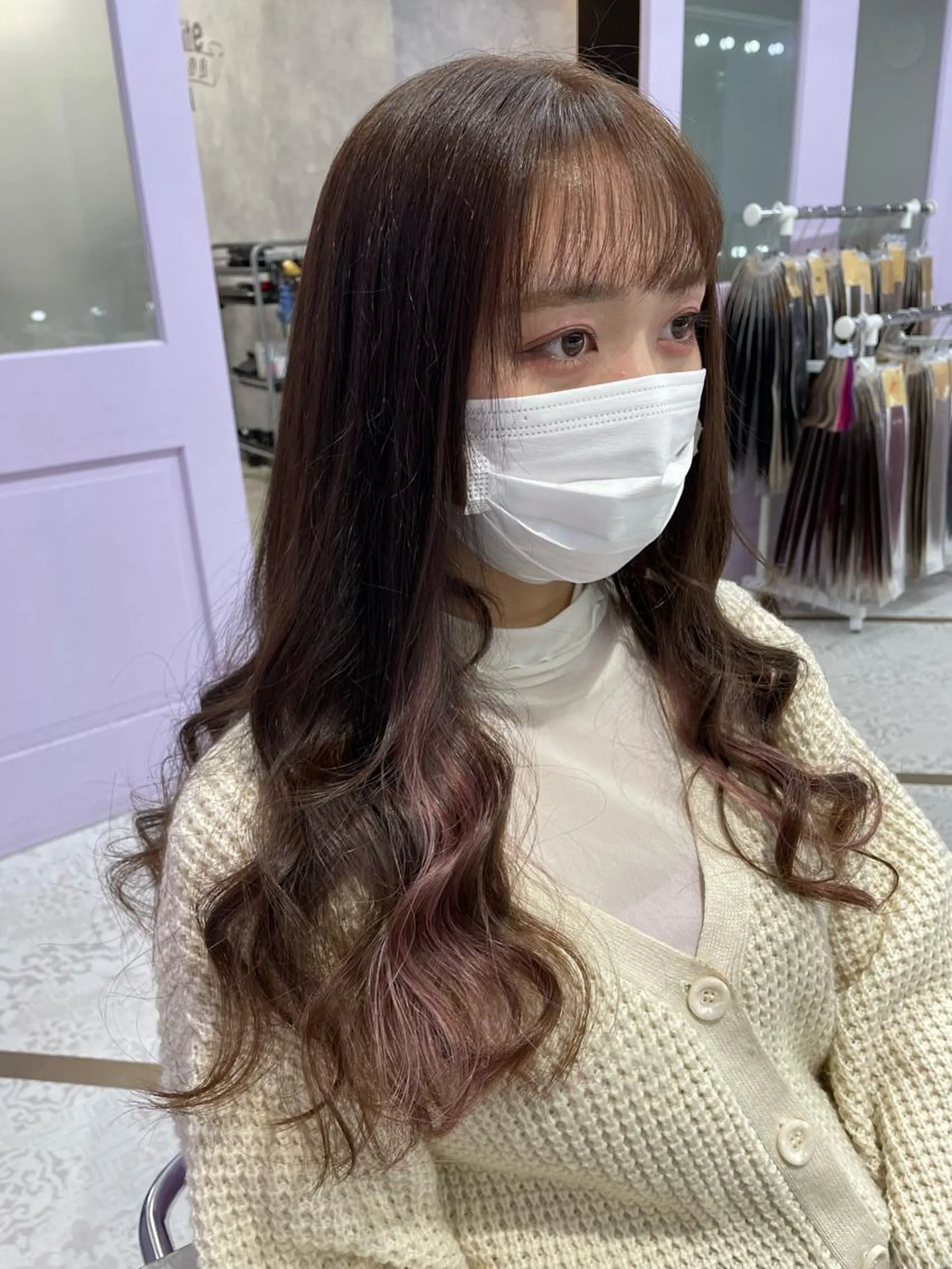 ロング Cielro【 シェイロ 】所属・Cielro/ダブル カラー/西田咲希のヘアスタイル