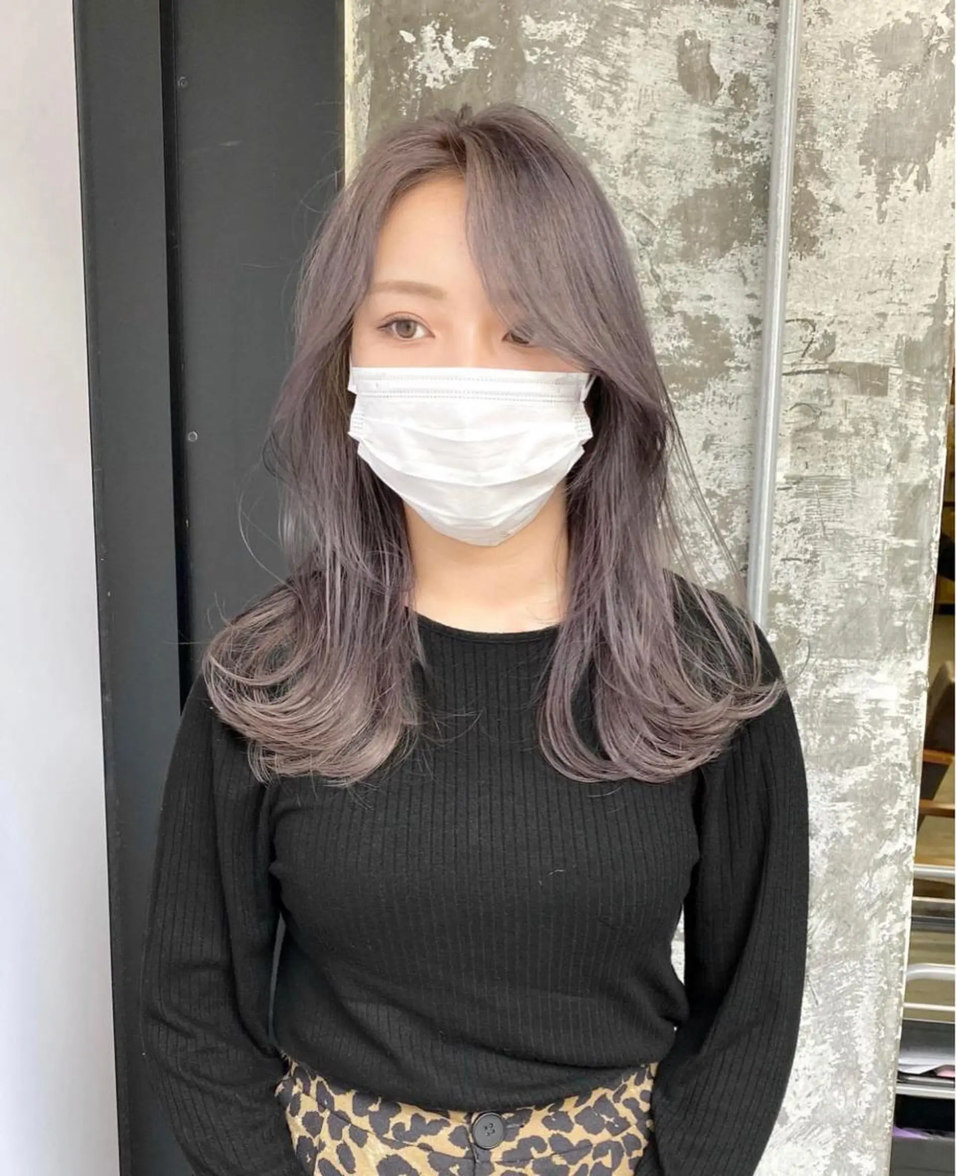 ミディアム カラー カット ヘアカラー トリートメント Pia/KIRIA /福岡美容室のヘアスタイル