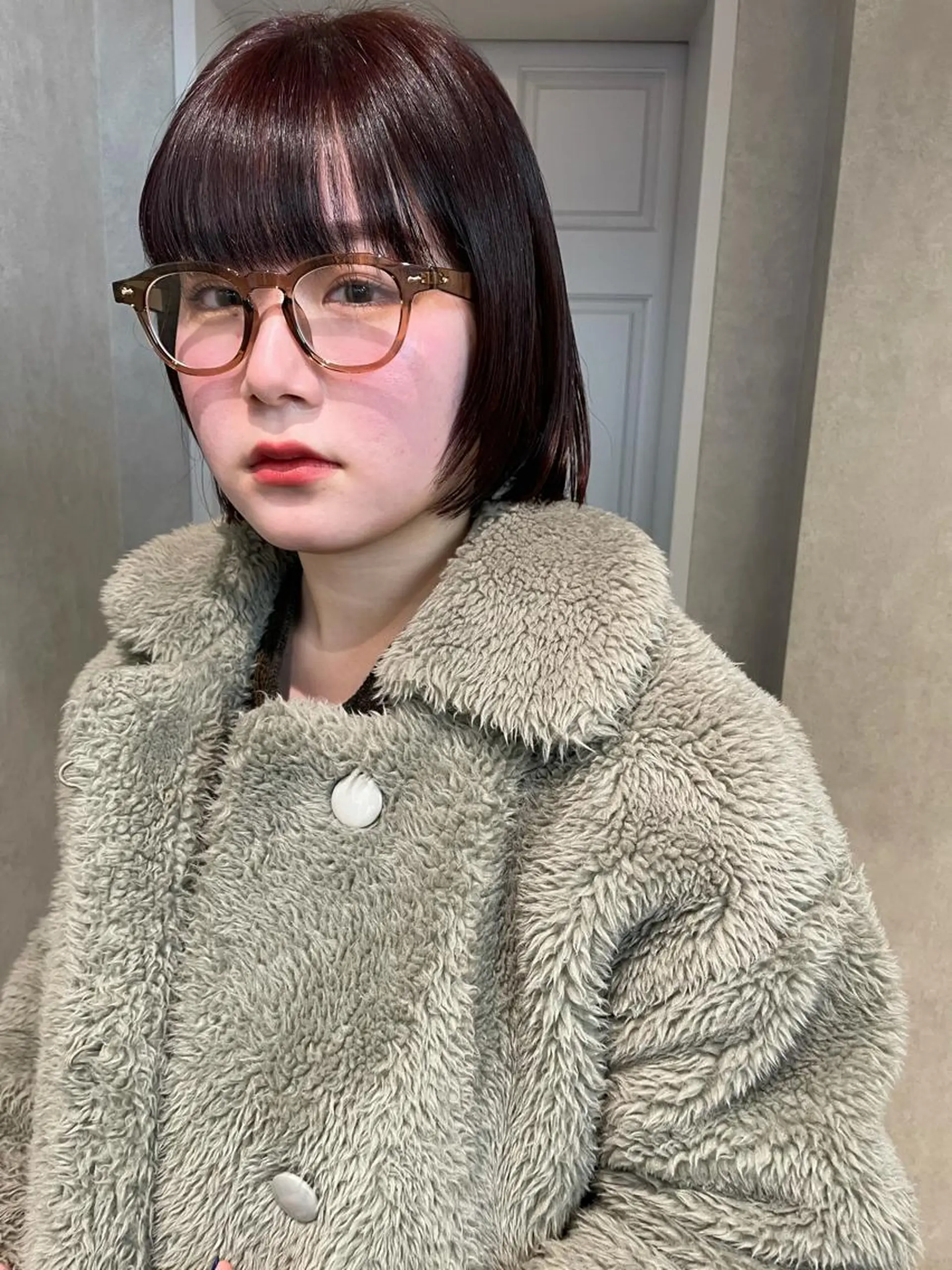 ショート カラー ヘアカラー ナチュラル透明感🌱 小山美樹子のヘアスタイル