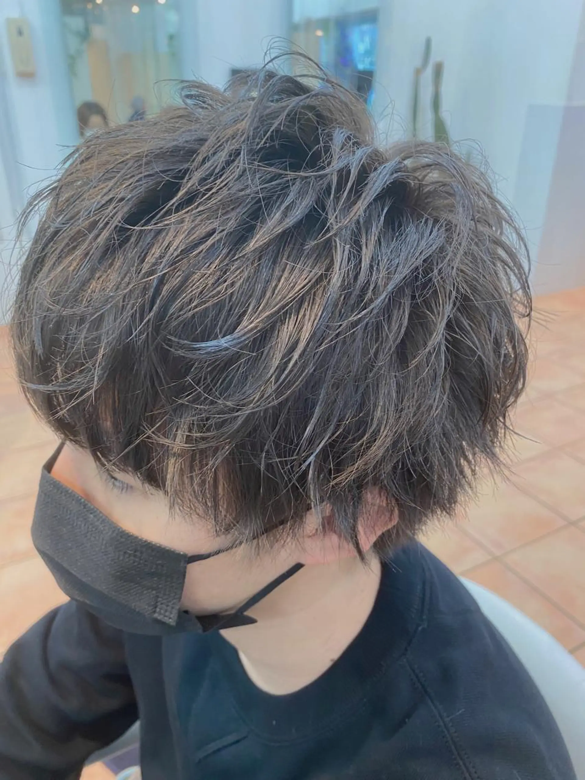 ショート カット ヘアカラー カラー特化 横川　翔希のヘアスタイル