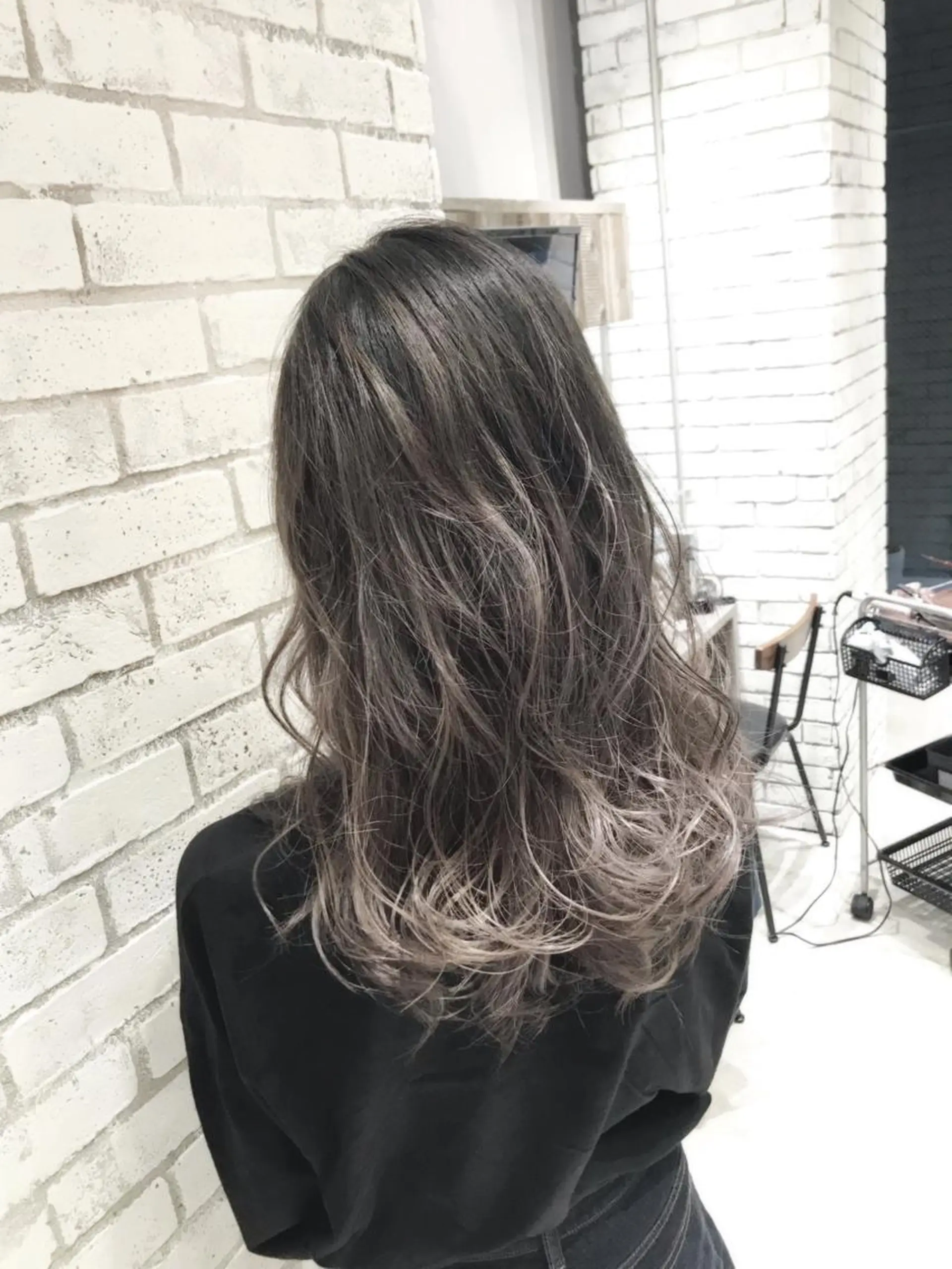 ロング カラー パーマ ヘアアレンジ メンズ キッズ ネイル マツエク・マツパ ヘアカラー バレイヤージュ/ 髪質改善/渡邉悟🌱のヘアスタイル