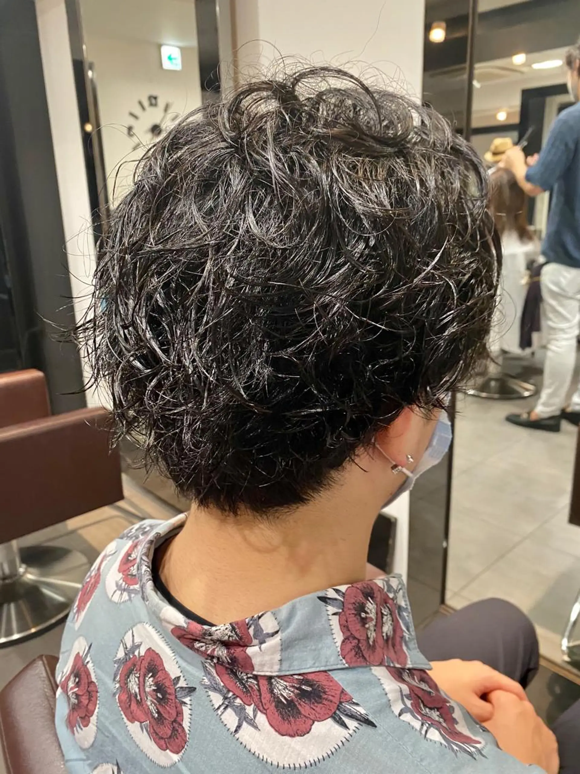 パーマ メンズ カット パーマ ⭕️メンズパーマ⭕️ 山口　裕太郎のヘアスタイル