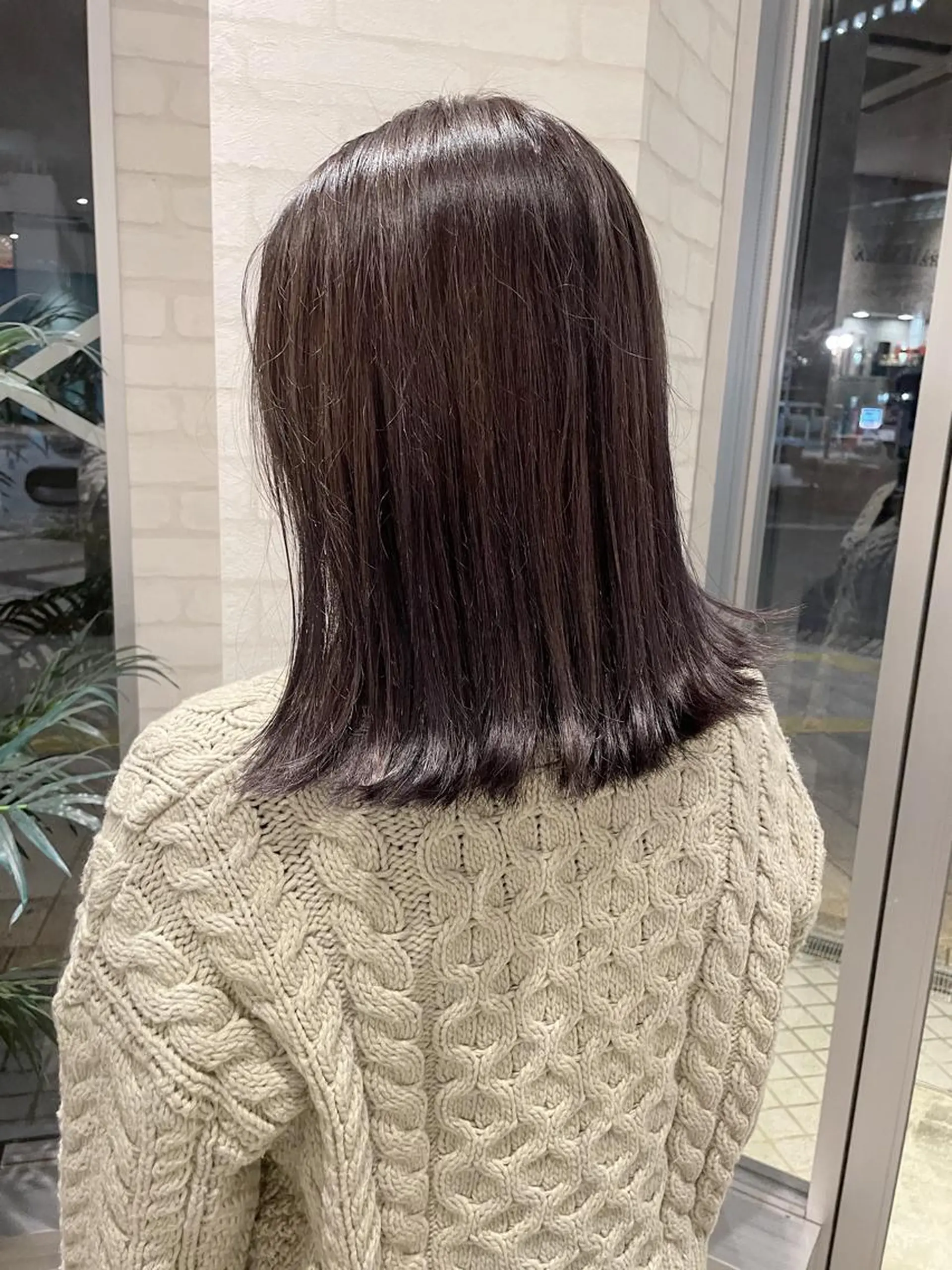 ミディアム カラー ケアブリーチ /髪質 改善/古橋圭史郎のヘアスタイル