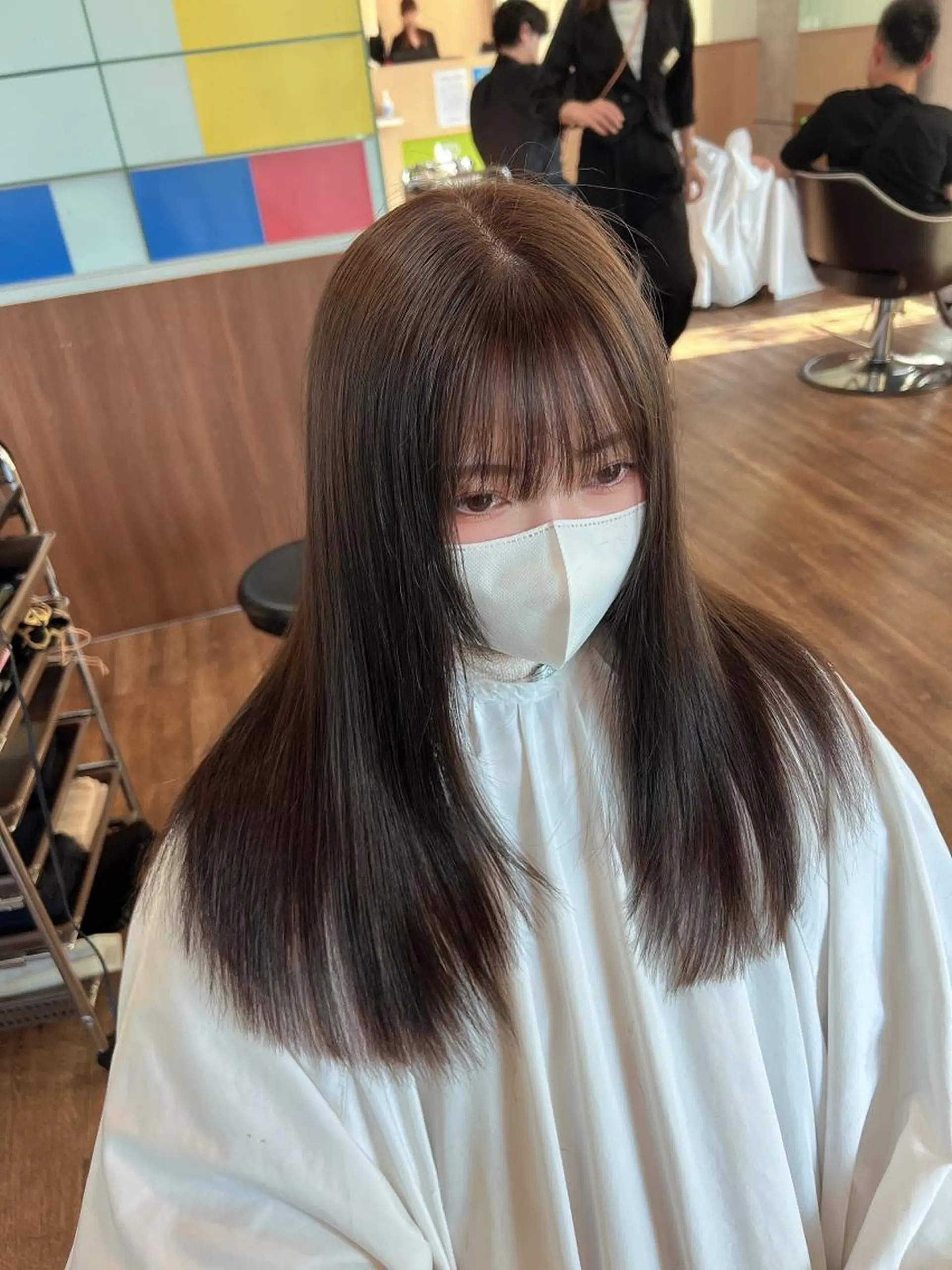 ロング カラー 顔周りカット 🌻井上 マリー🌻のヘアスタイル