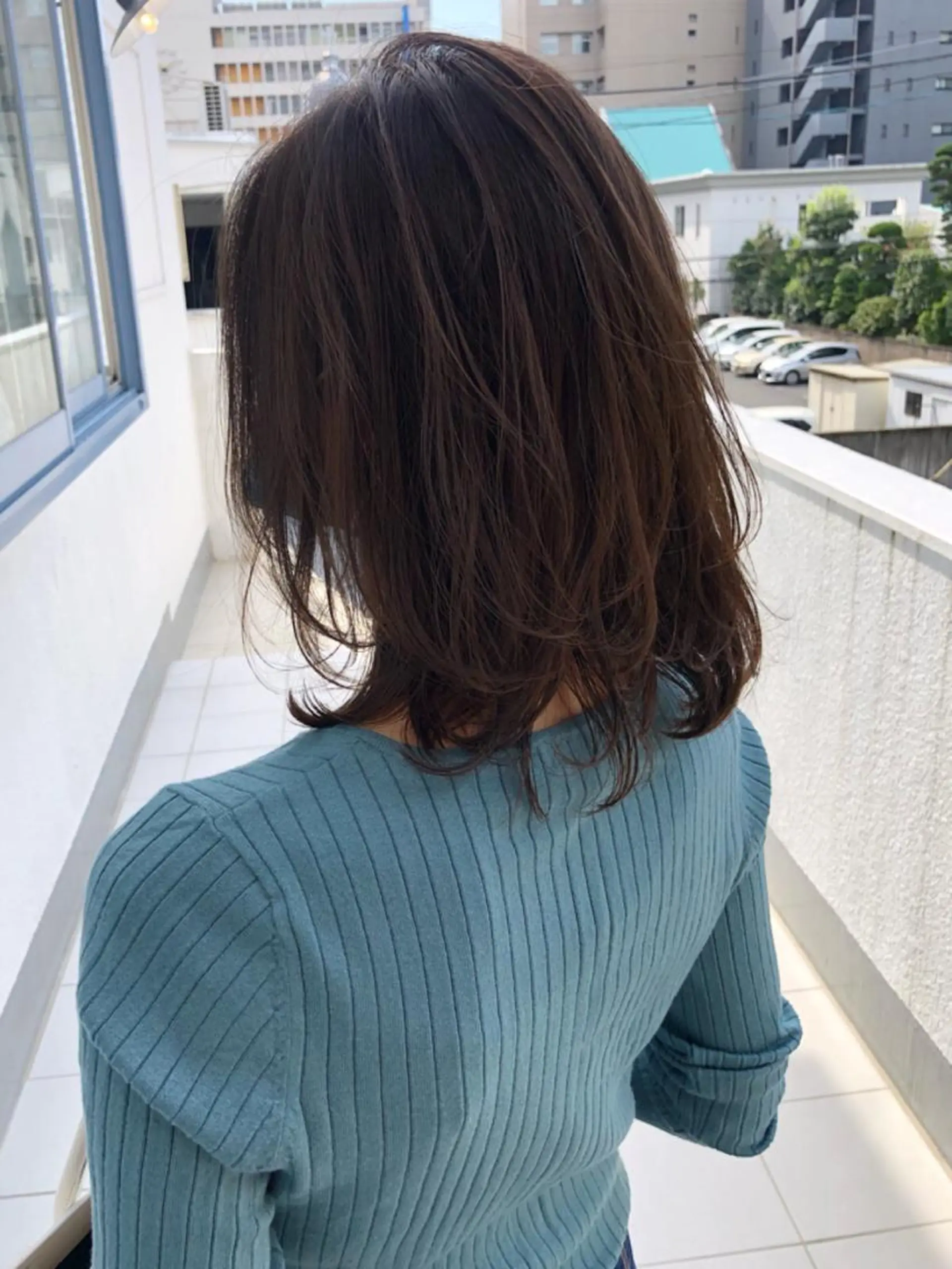 ミディアム レイヤーカット カット ヘアカラー トリートメント Beauty Salon  peige所属・peige 斉藤✨大人ヘアー✨のヘアスタイル