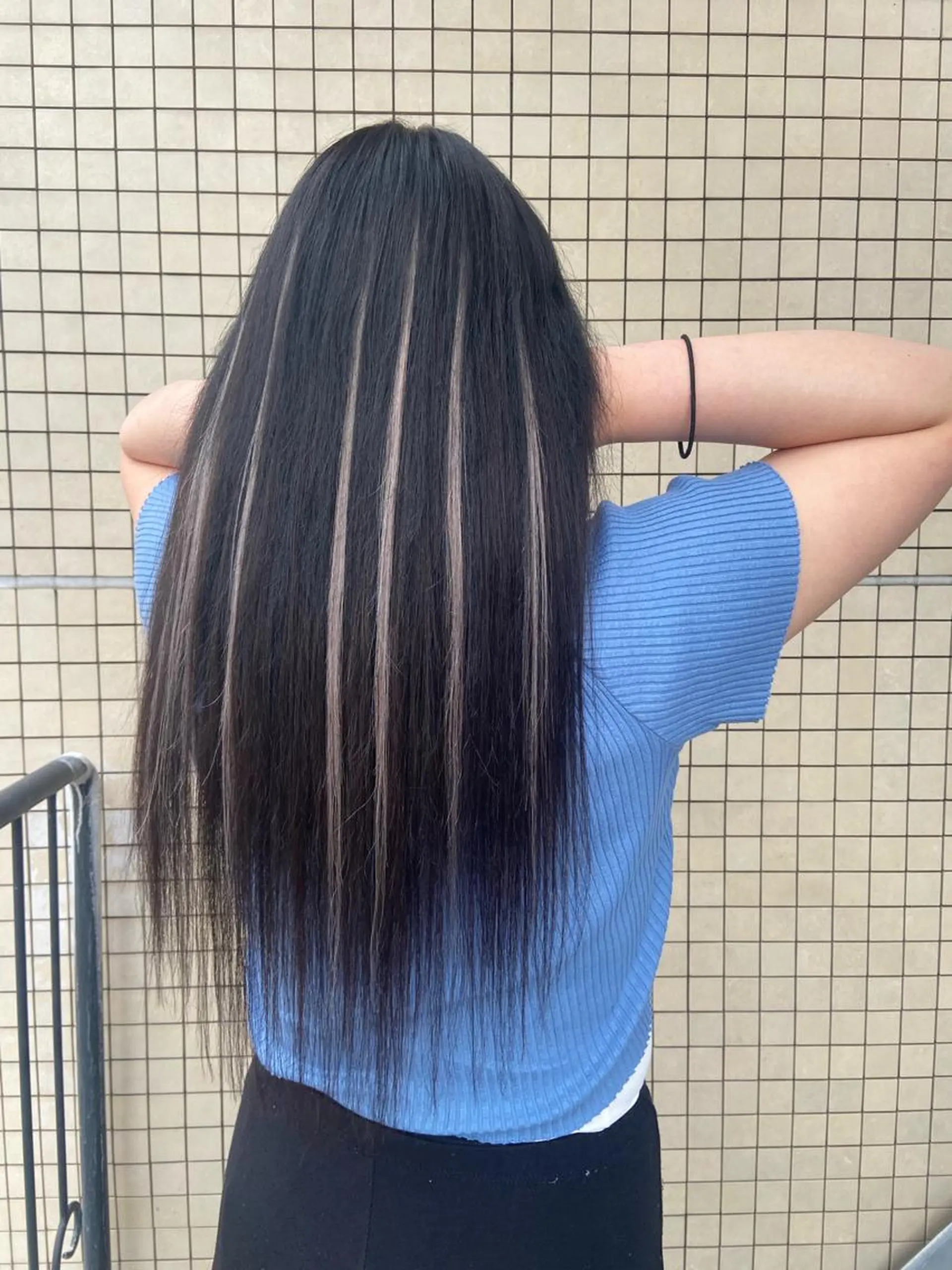 ロング カラー プルエクステ エクステ ヘアカラー エクステ 🧸プルエクステ❤︎ ネイルKAO🧸のヘアスタイル