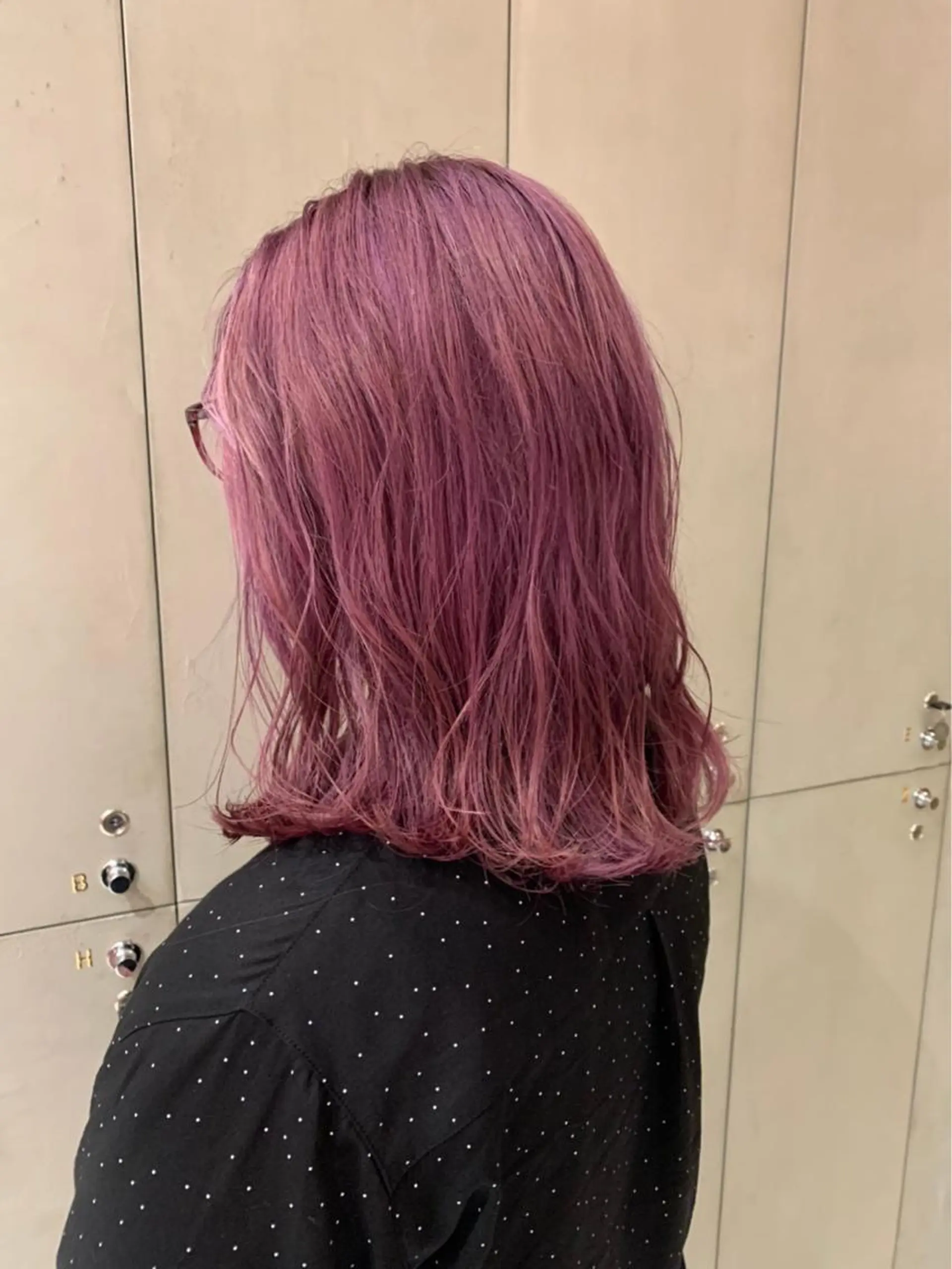 カラー ヘアカラー ｱｵﾇﾏﾐﾕ☁️ /ボブ/ハイトーン/のヘアスタイル