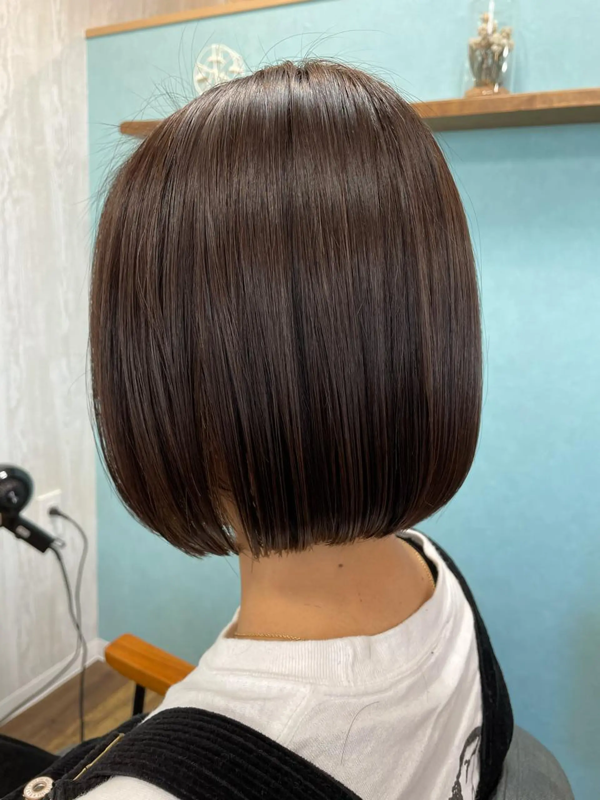 ショート カラー パーマ ボブ カット トリートメント TELA HAIR 守谷のヘアスタイル