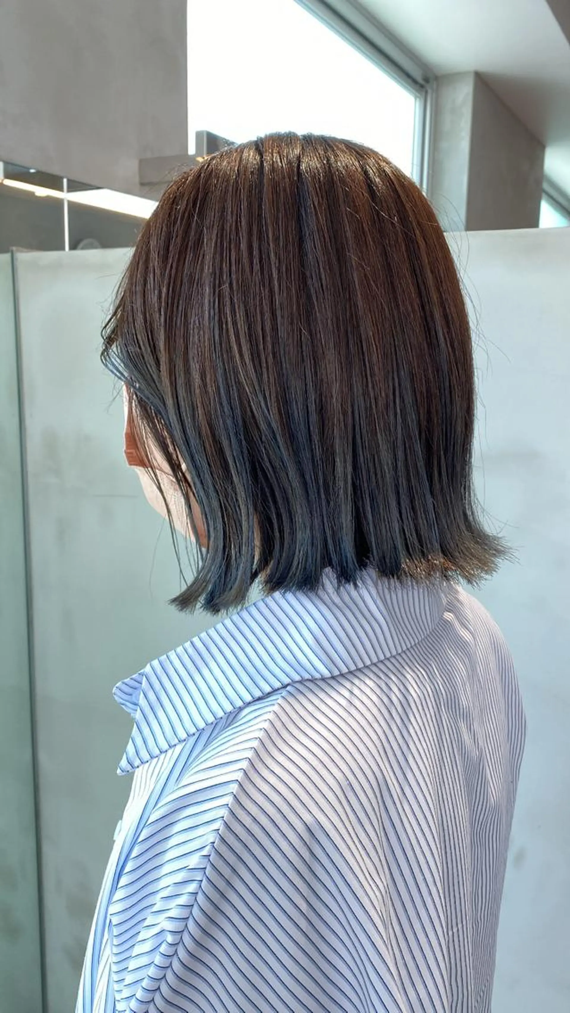 ミディアム カラー デザインカラー 透明感モテ艶髪カラー Gallicaイリサのヘアスタイル