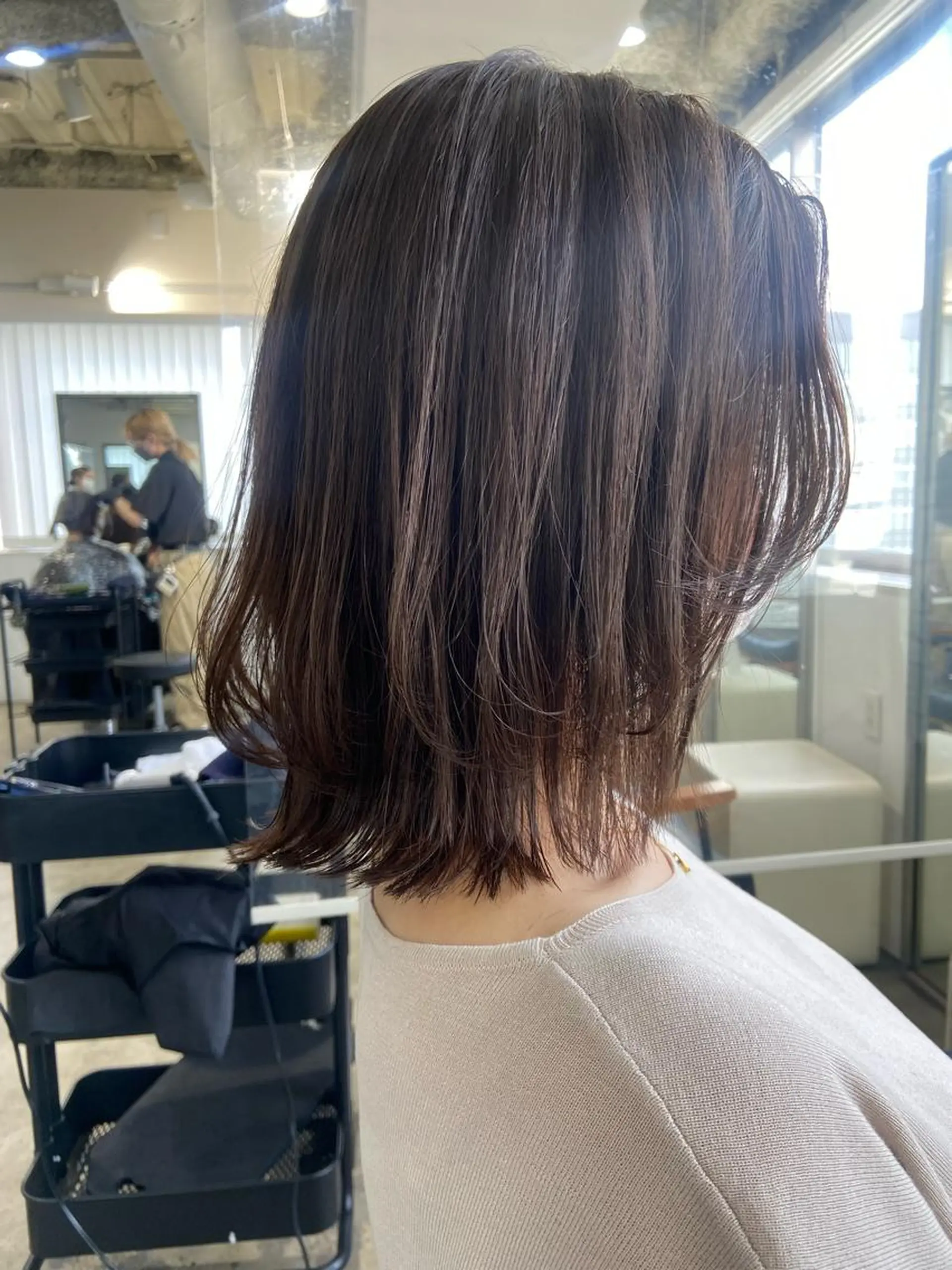 ミディアム カラー 新宿/レイヤーカット 駿河 大将🍀のヘアスタイル