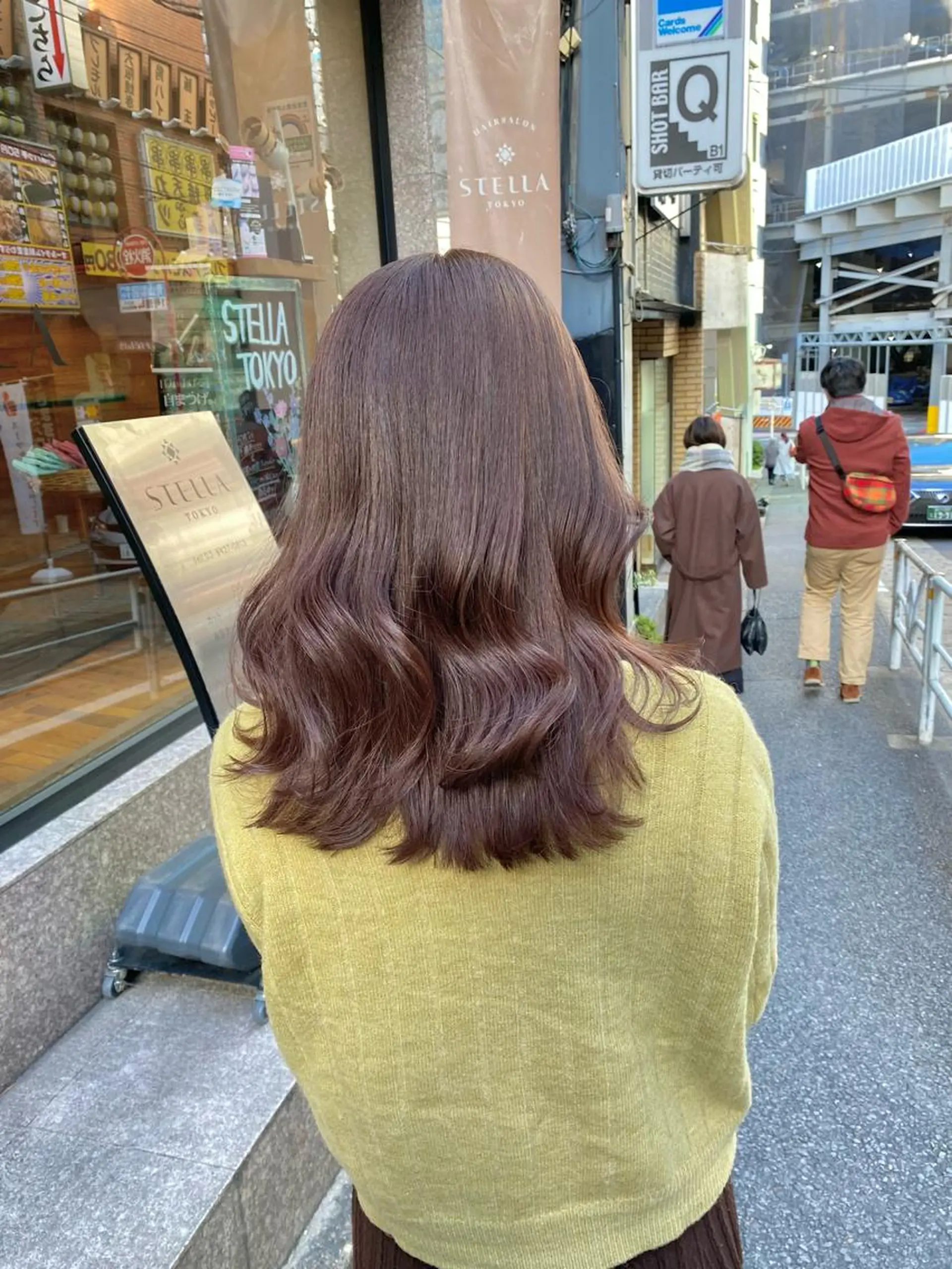 セミロング カラー ラベンダーカラー ピンクカラー ピンクラベンダー 韓国風ヘア カット ヘアカラー トリートメント ボブ/縮毛矯正/ レイヤー/塚田のヘアスタイル