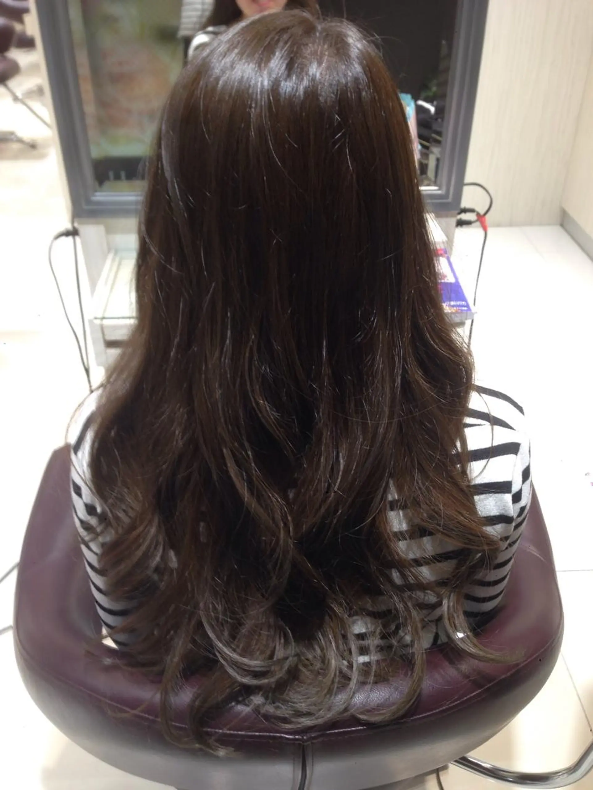 ロング カラー グラデーションカラー グレージュ ✨艶髪✨透明感✨ 山内大樹のヘアスタイル