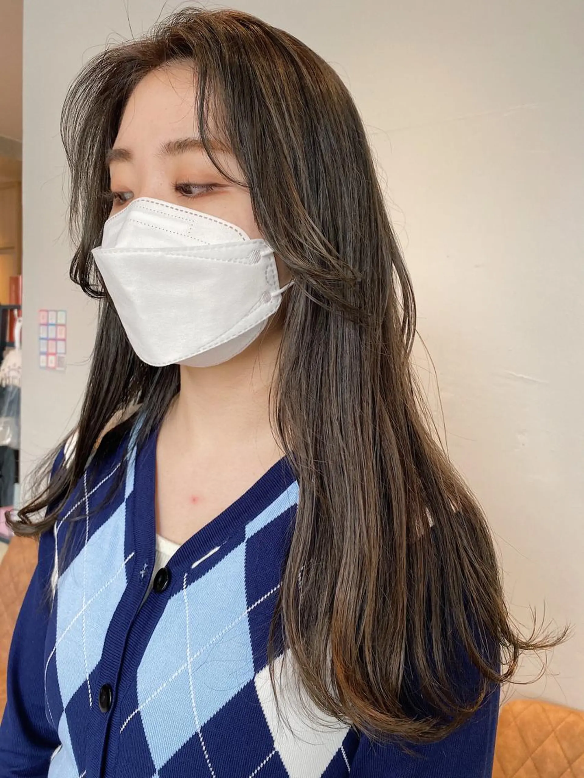 カラー AO所属・RISAKO 艶髪モテヘア🎀府中のヘアスタイル