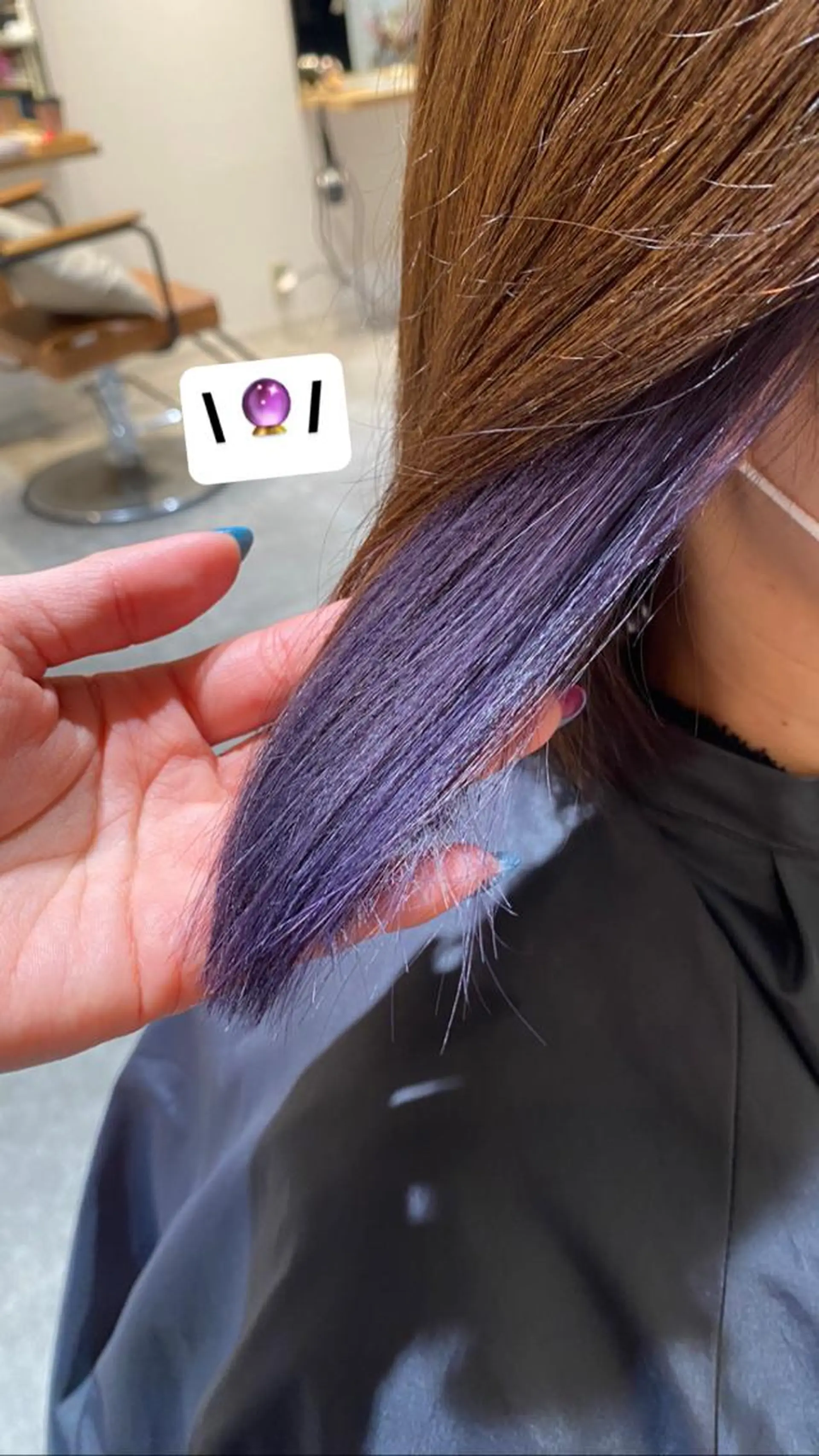 ショート カラー インナーカラー ラベンダーカラー カット ヘアカラー オスズ 🎀´-のヘアスタイル