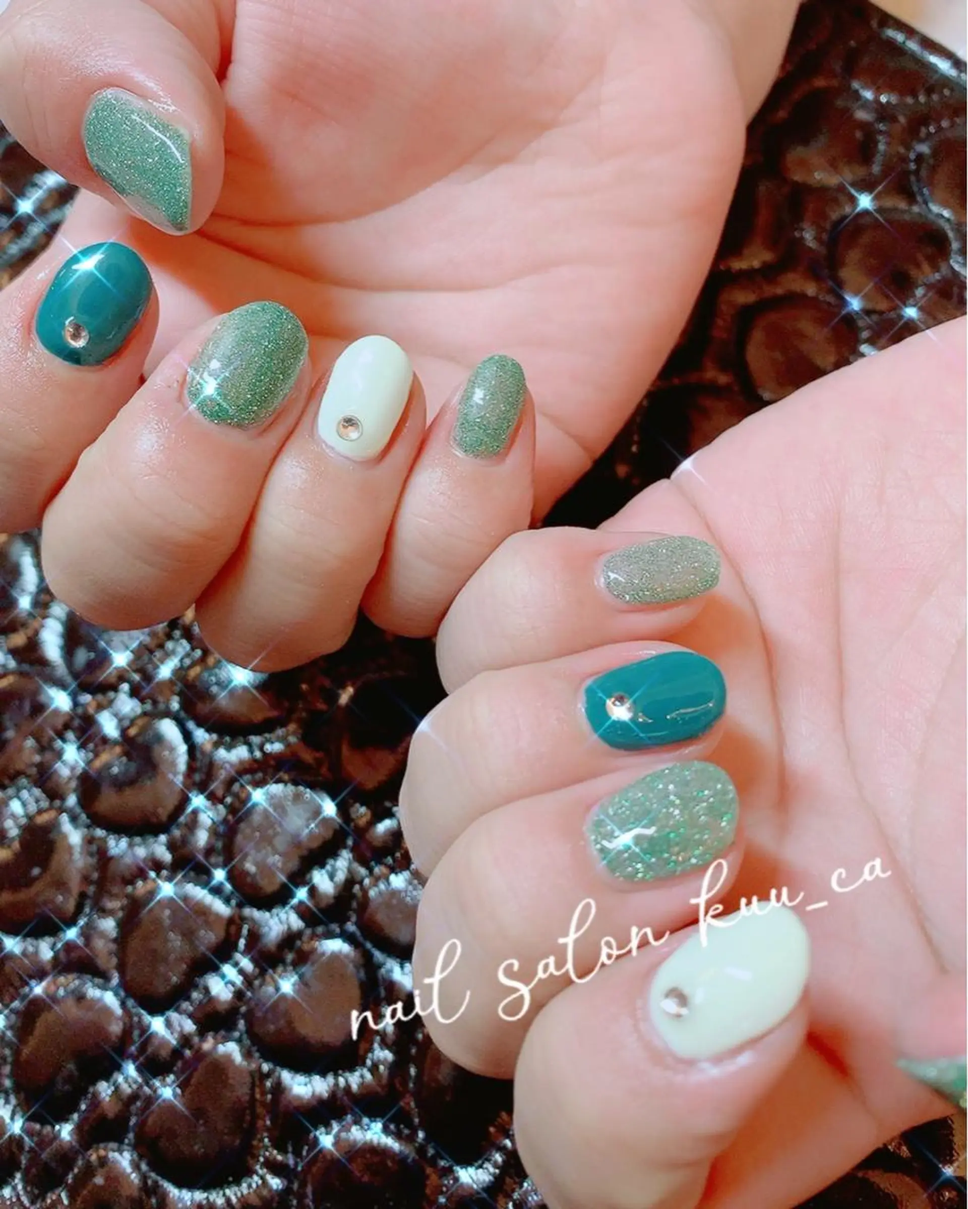 ネイル フラッシュネイル nail salon kuu_caのネイルデザイン