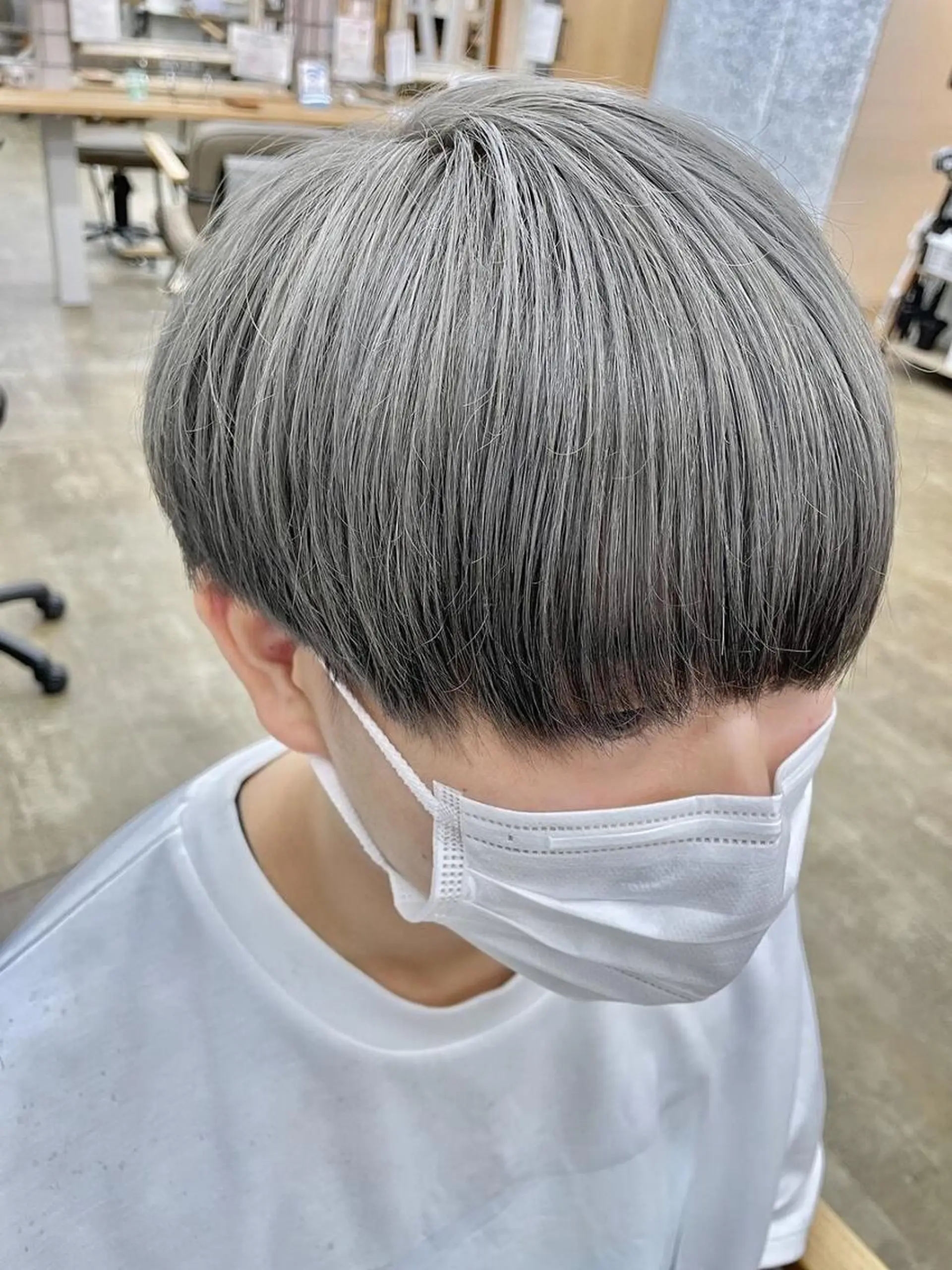 ショート カラー パーマ mare宇部高前店 /スタッフモデルのヘアスタイル