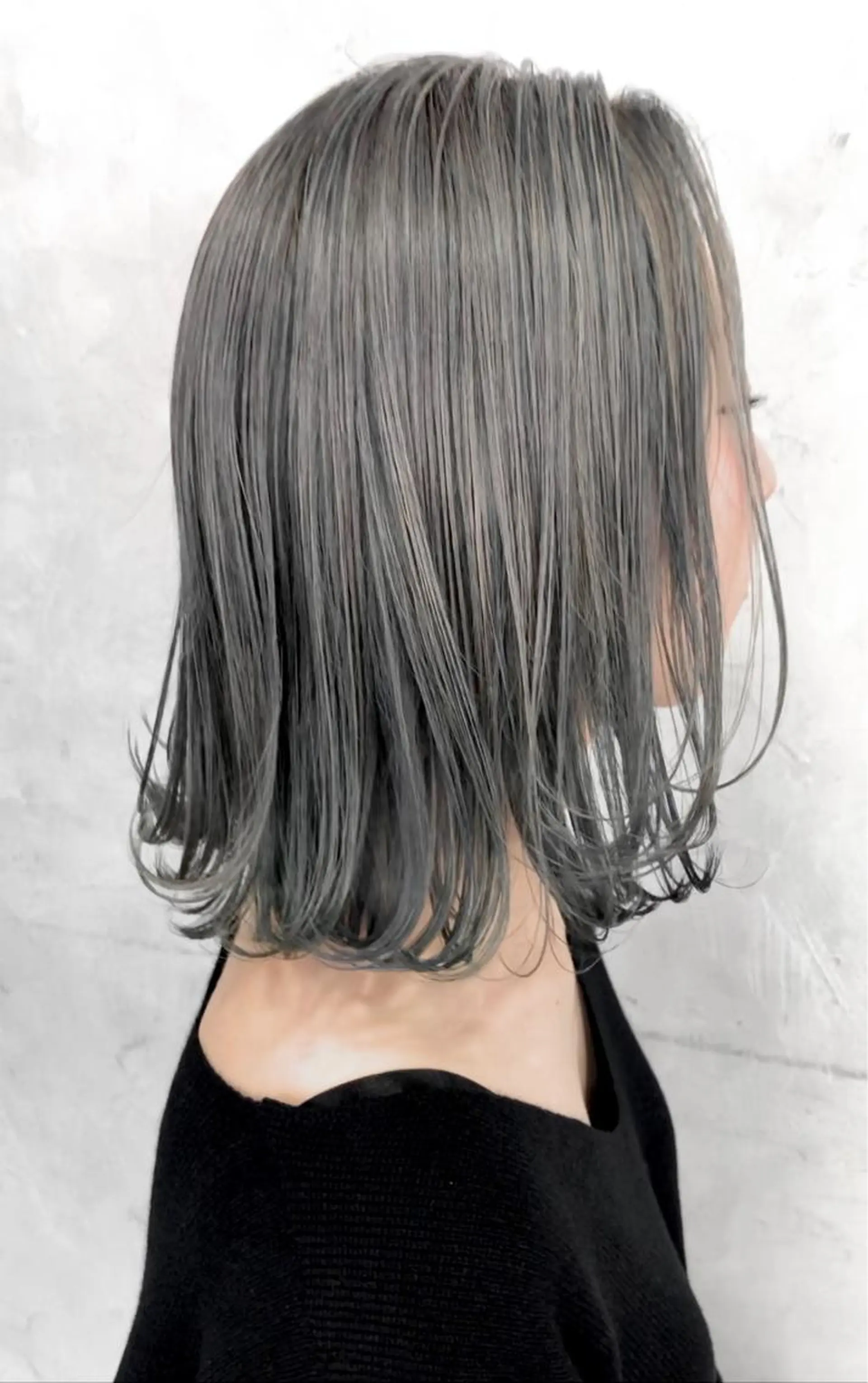 ミディアム 溝口 和也のヘアスタイル