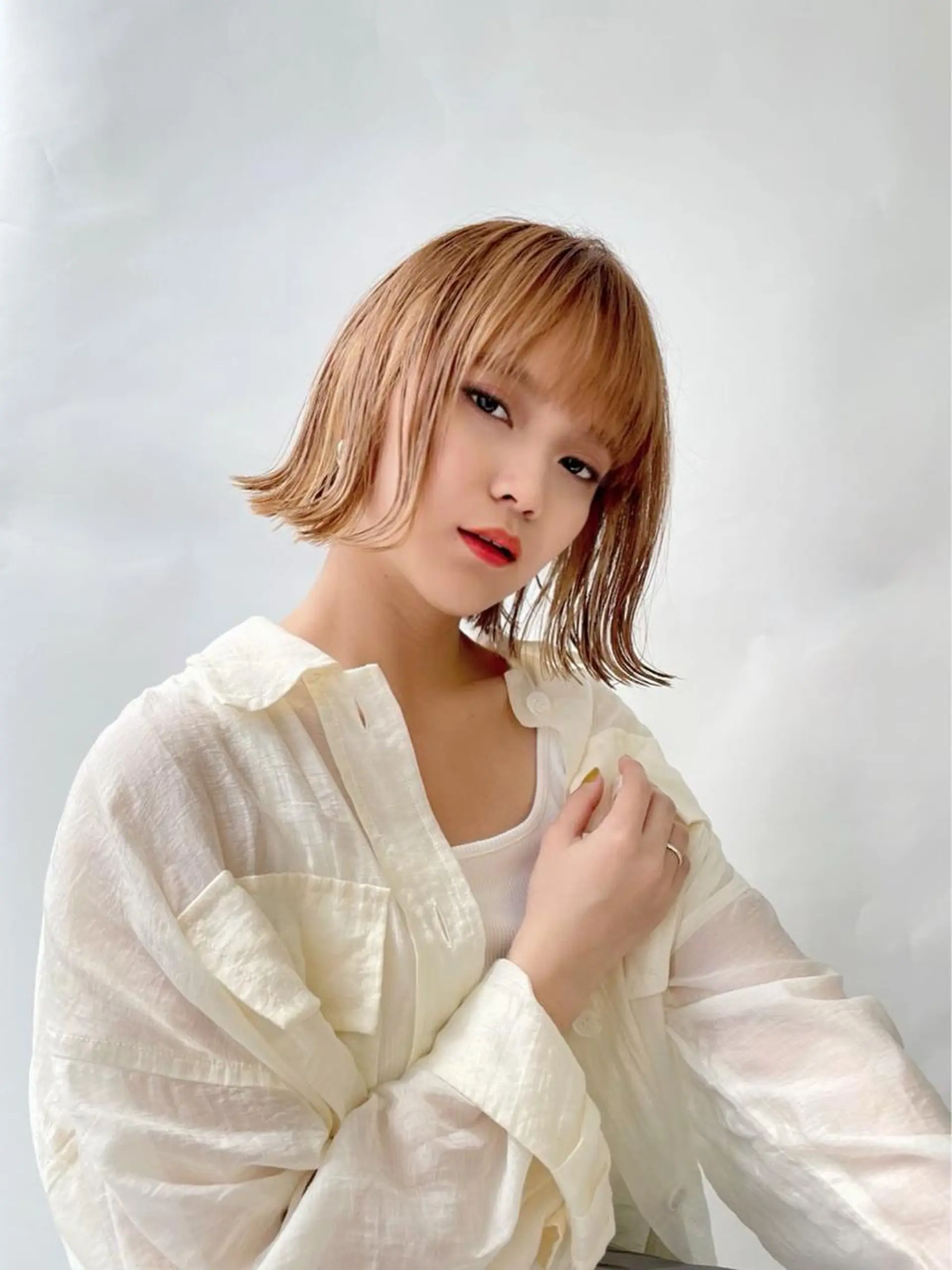 ショート カラー 笠原 健人のヘアスタイル