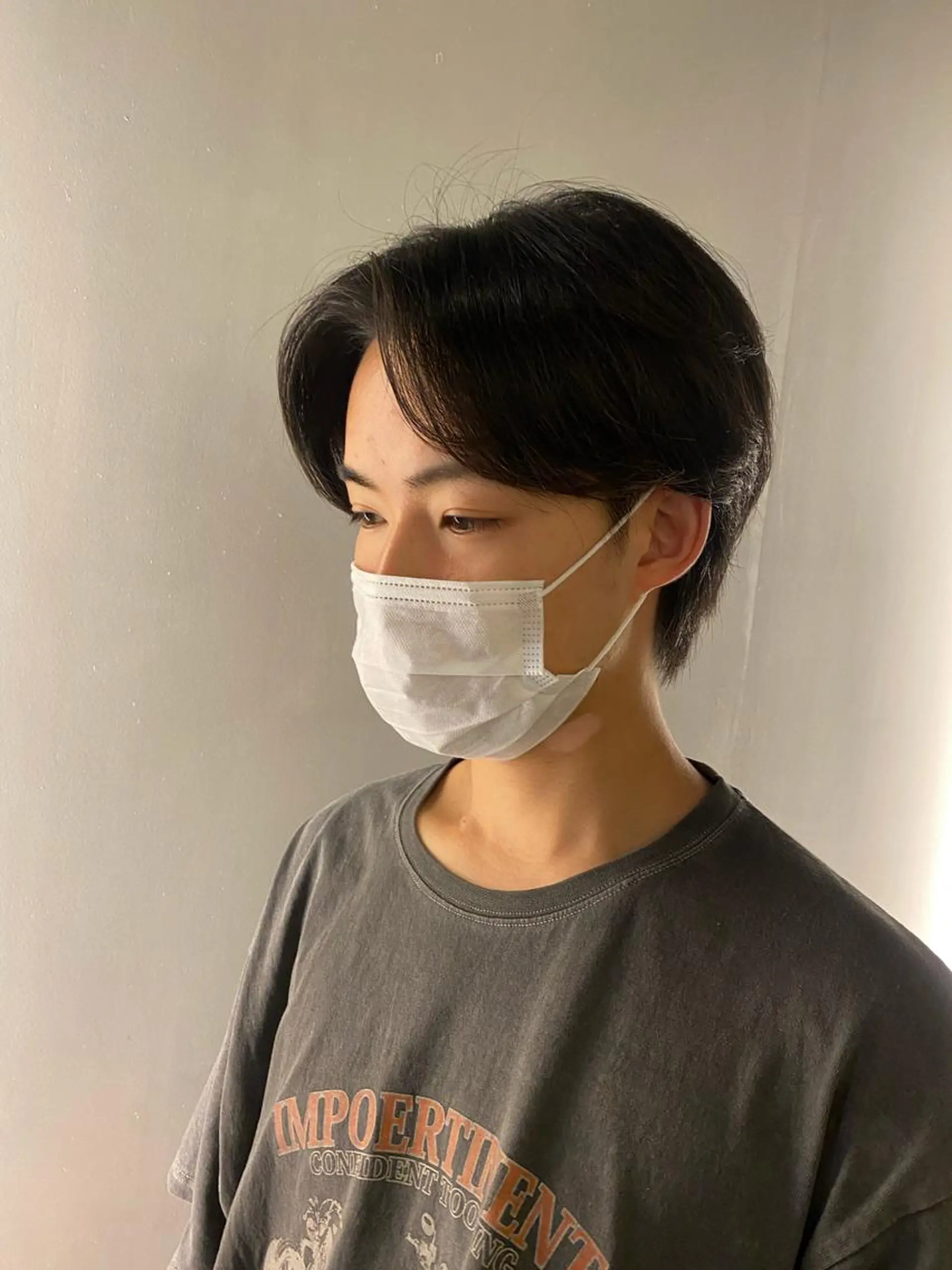 メンズ センターパート マッシュ カット 西山 恵太郎のヘアスタイル