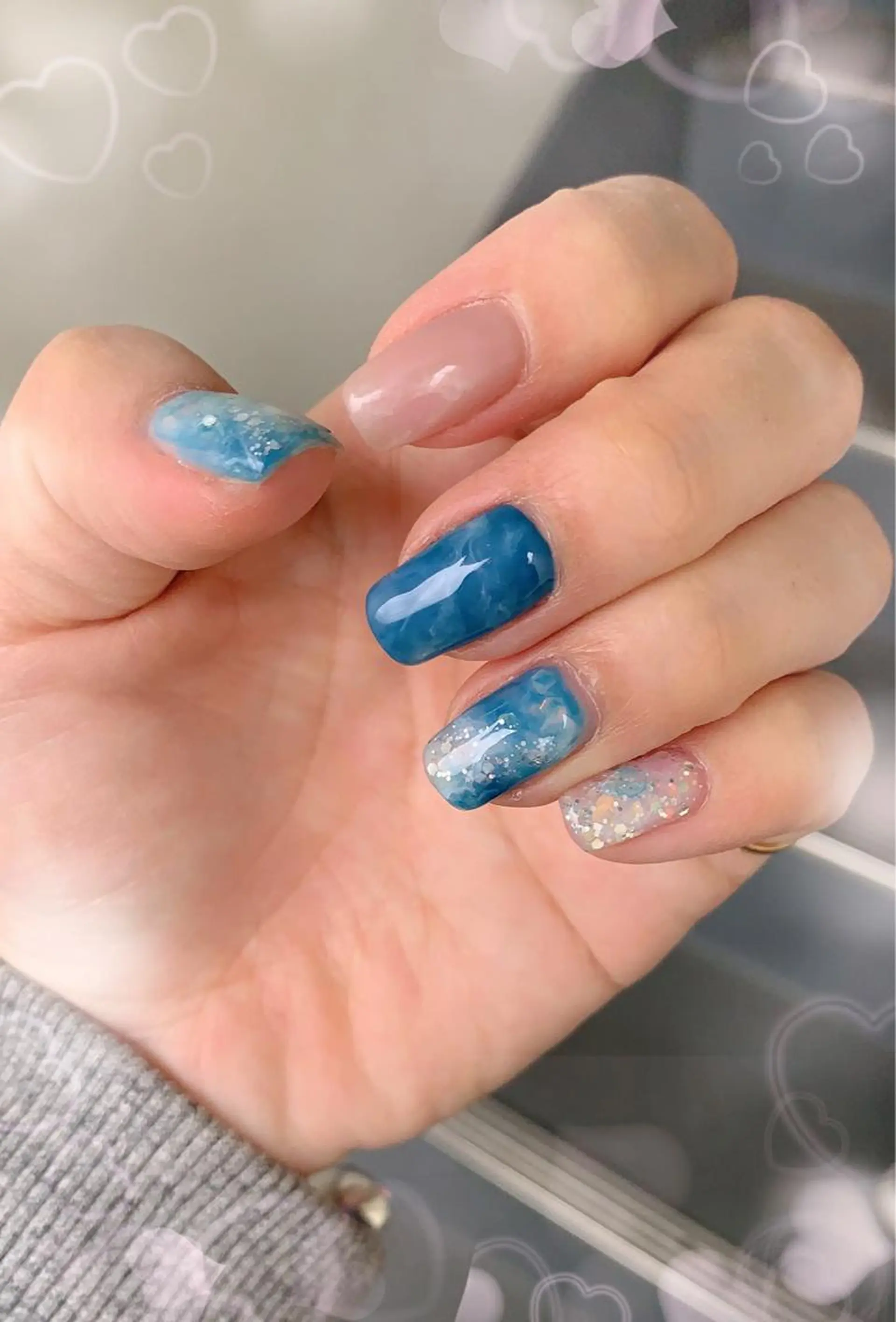 ネイル 大理石ネイル(マーブル) 林 ✨syousyouのネイルデザイン