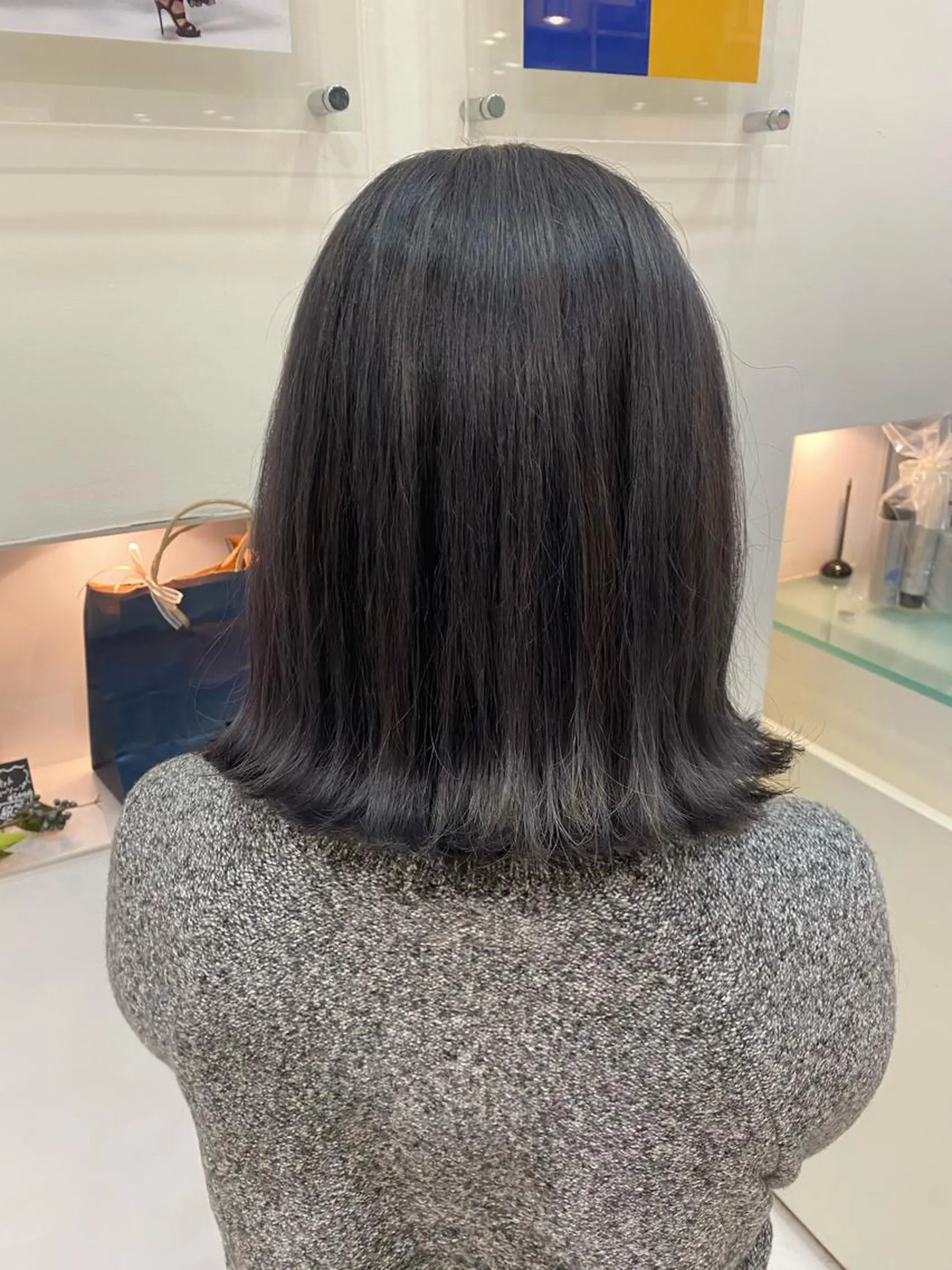 カラー バレイヤージュ カット ヘアカラー トリートメント tetote天王寺店所属・SHOTA 大人ショートのヘアスタイル