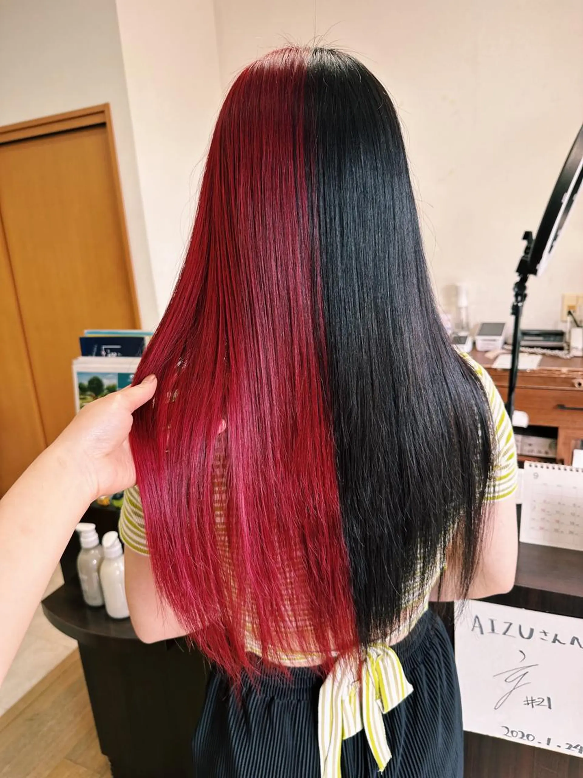 ロング カラー カット ヘアカラー トリートメント peg.hair所属・ブリーチカラー🫧 森　凪沙のヘアスタイル