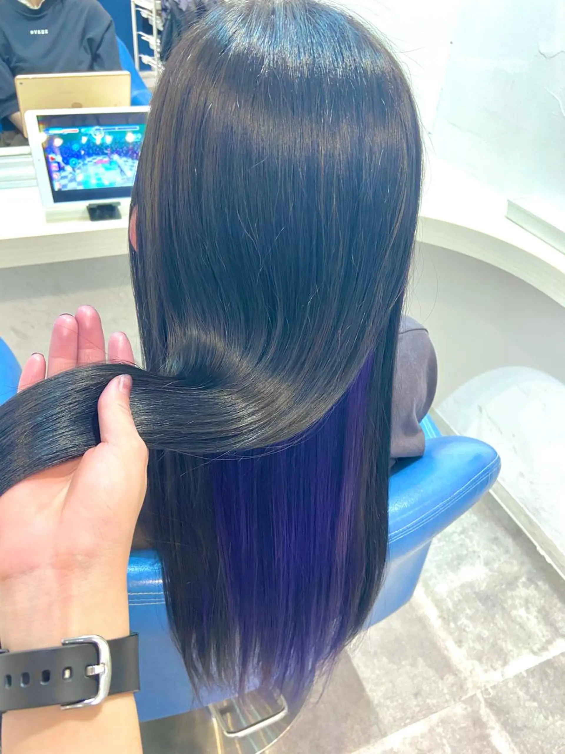 ロング カラー インナーカラー ヘアカラー ♥️ルフ🐒 ミレイ♥️のヘアスタイル