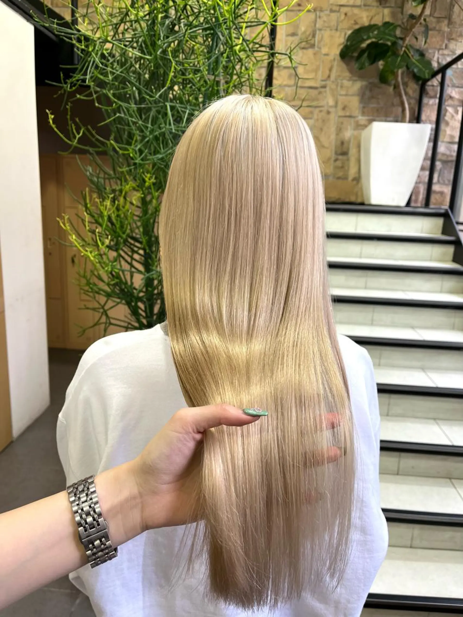 カラー ヘアカラー トリートメント 海外girl🤎 透明感ベージュmaoのヘアスタイル