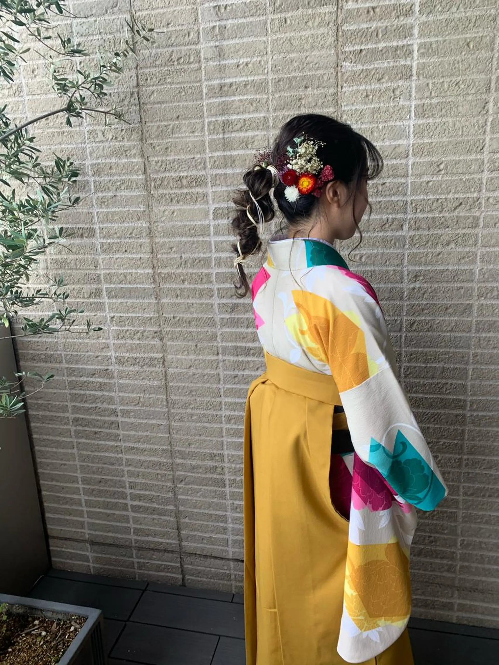 ロング カラー パーマ ヘアアレンジ 加藤 綾華のヘアスタイル