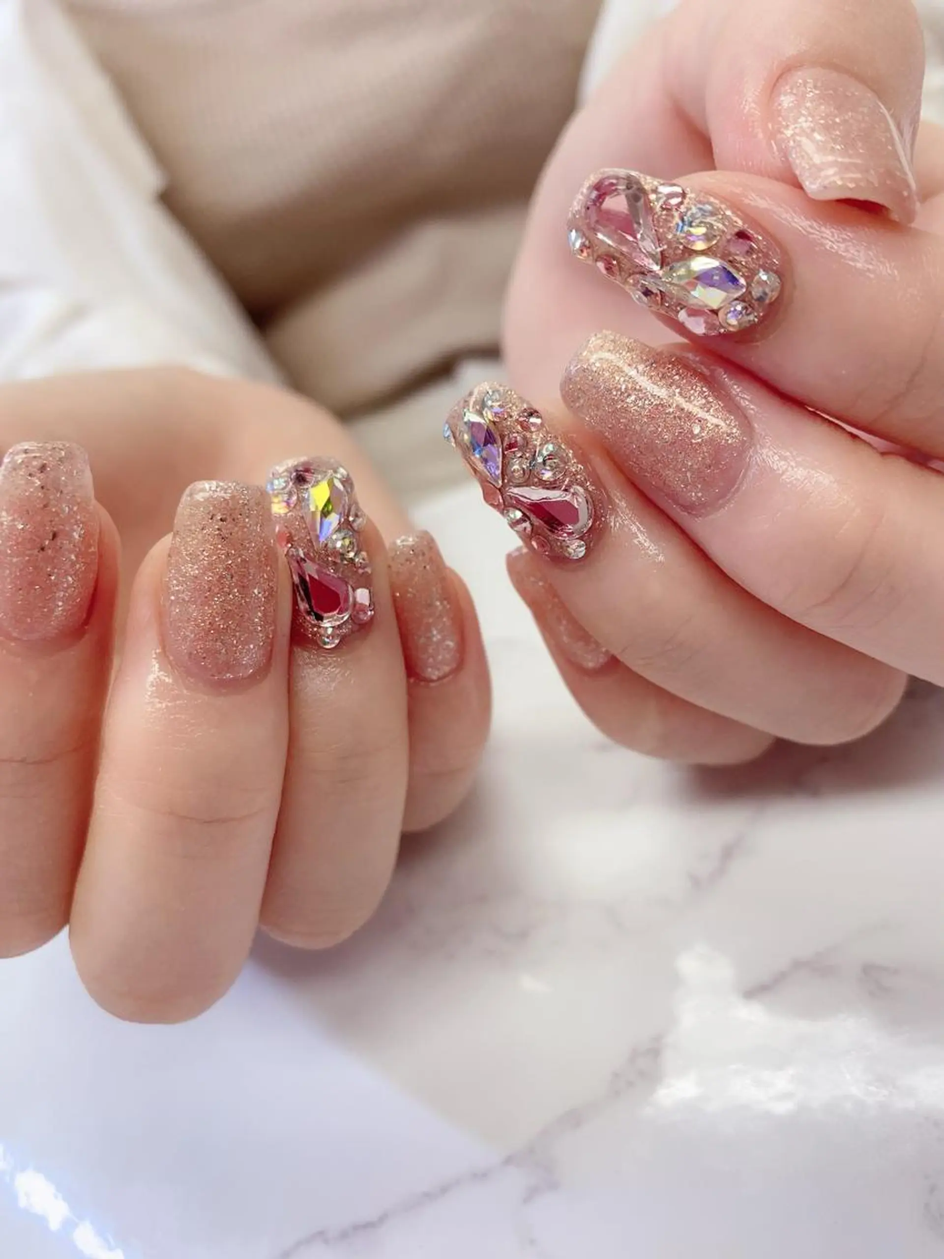 ショート ハンドネイル JNA認定講師🌸 RIEのネイルデザイン