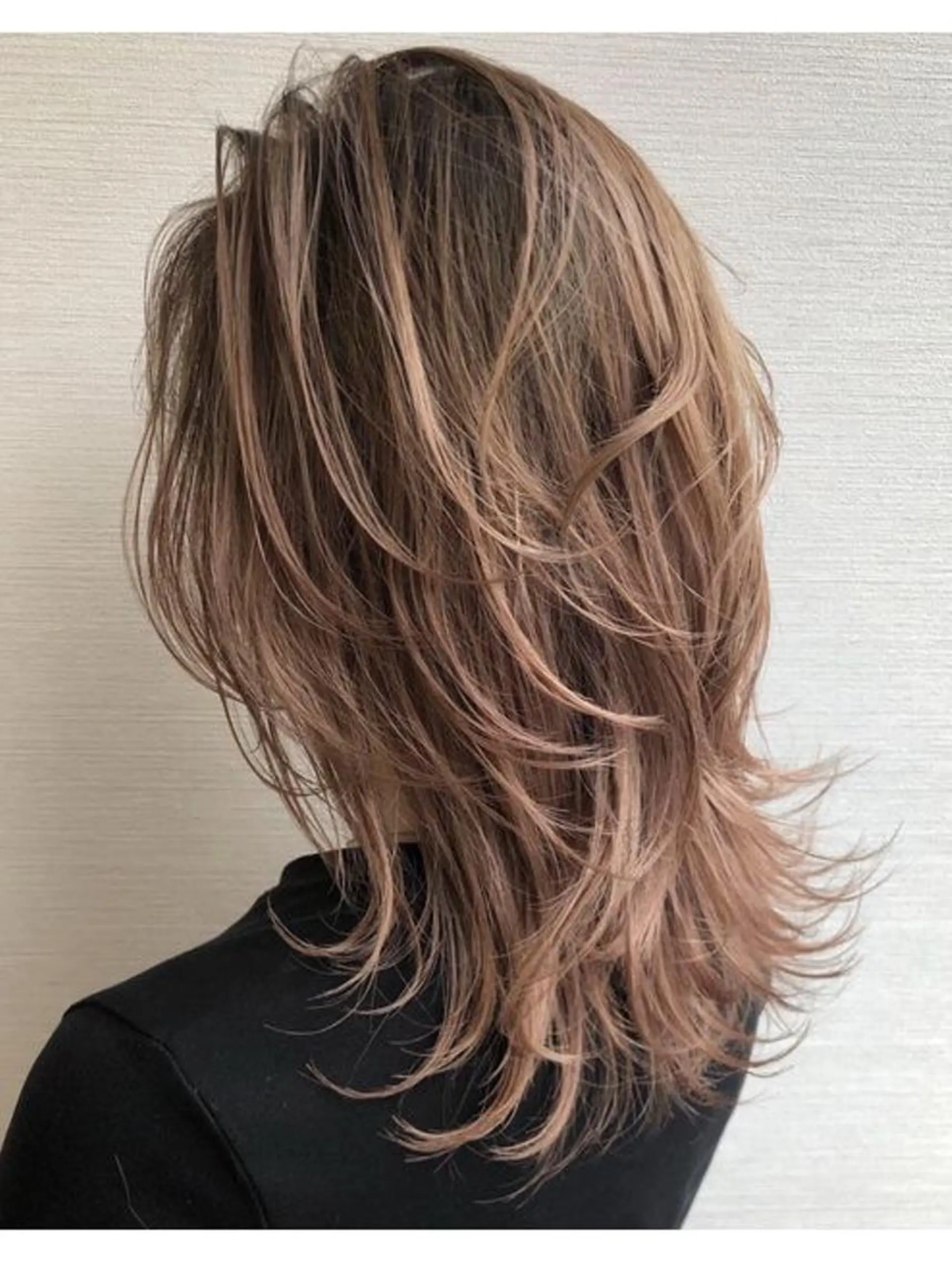 ミディアム カラー パーマ 再現性ショートボブ 木又克美のヘアスタイル