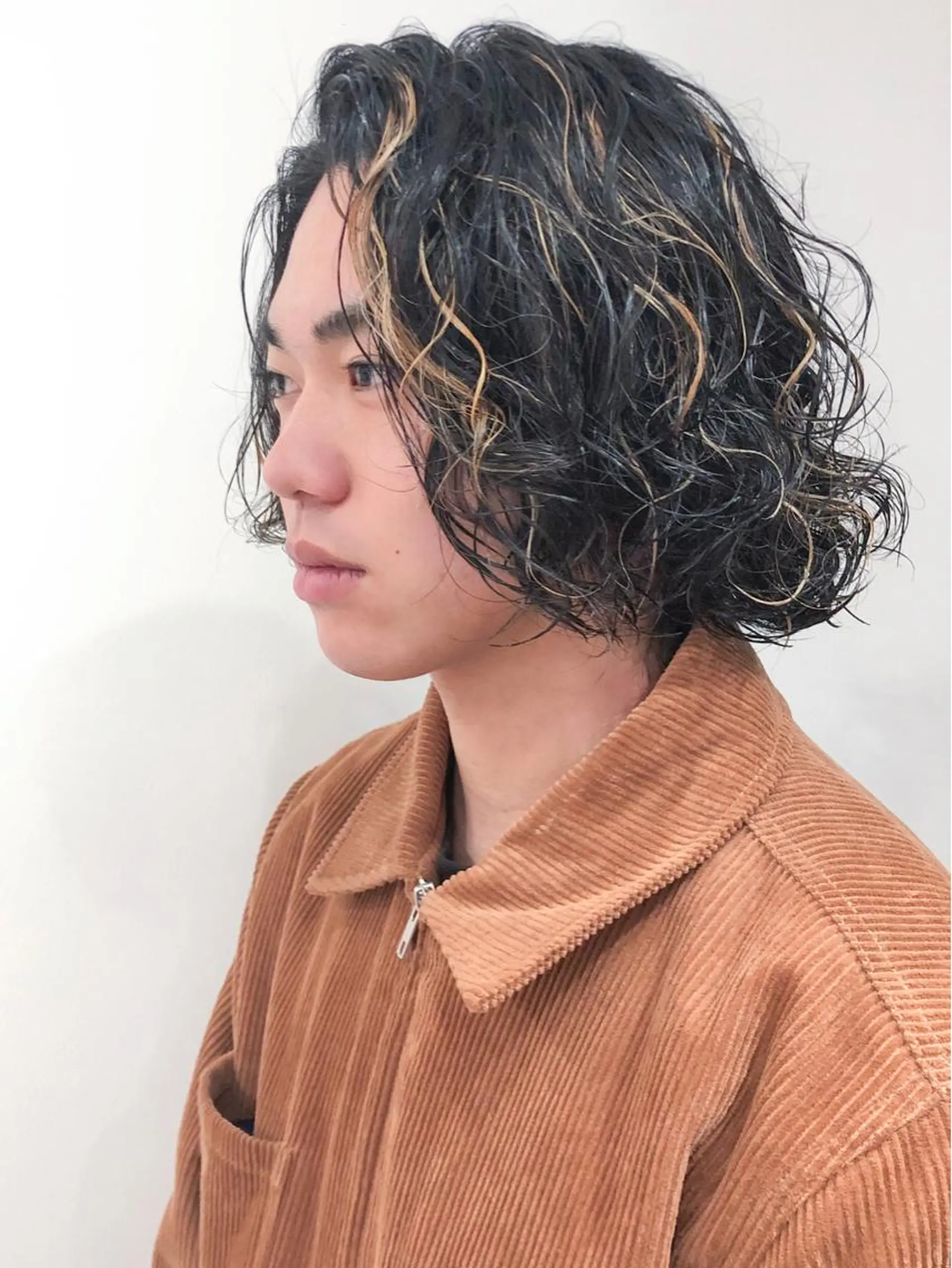 メンズ メンズハイライト メンズパーマ 渋谷メンズカット/ 工藤靖也のヘアスタイル