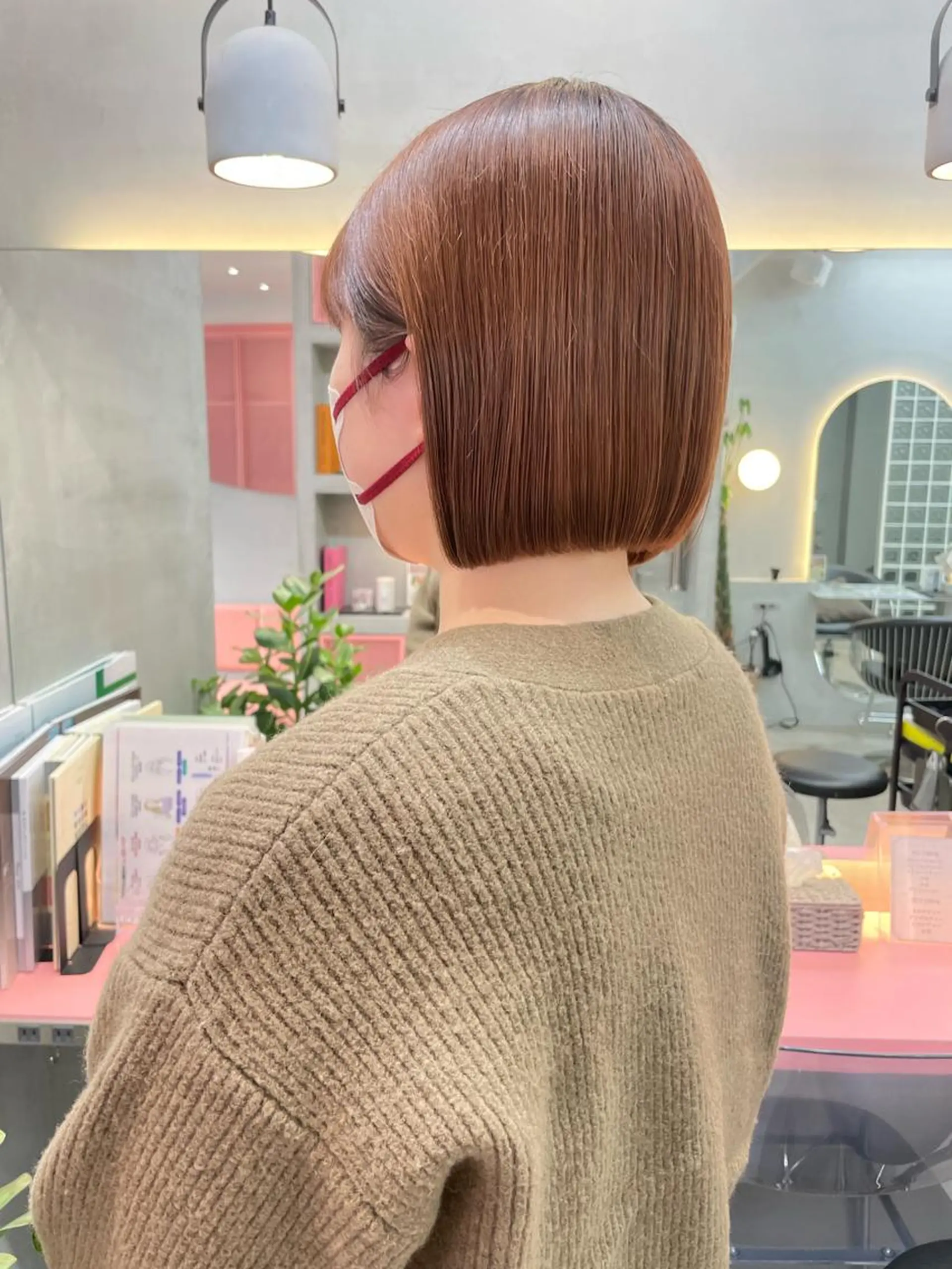 ショート Misaki /ボブ/縮毛矯正のヘアスタイル